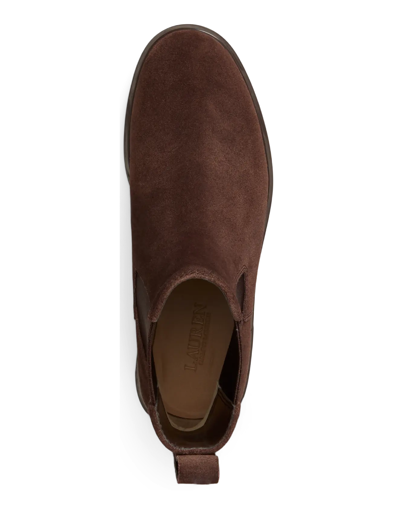 Lauren Ralph Lauren - Allyson Suede Bootie - chelsea boots - chestnut brown - 3