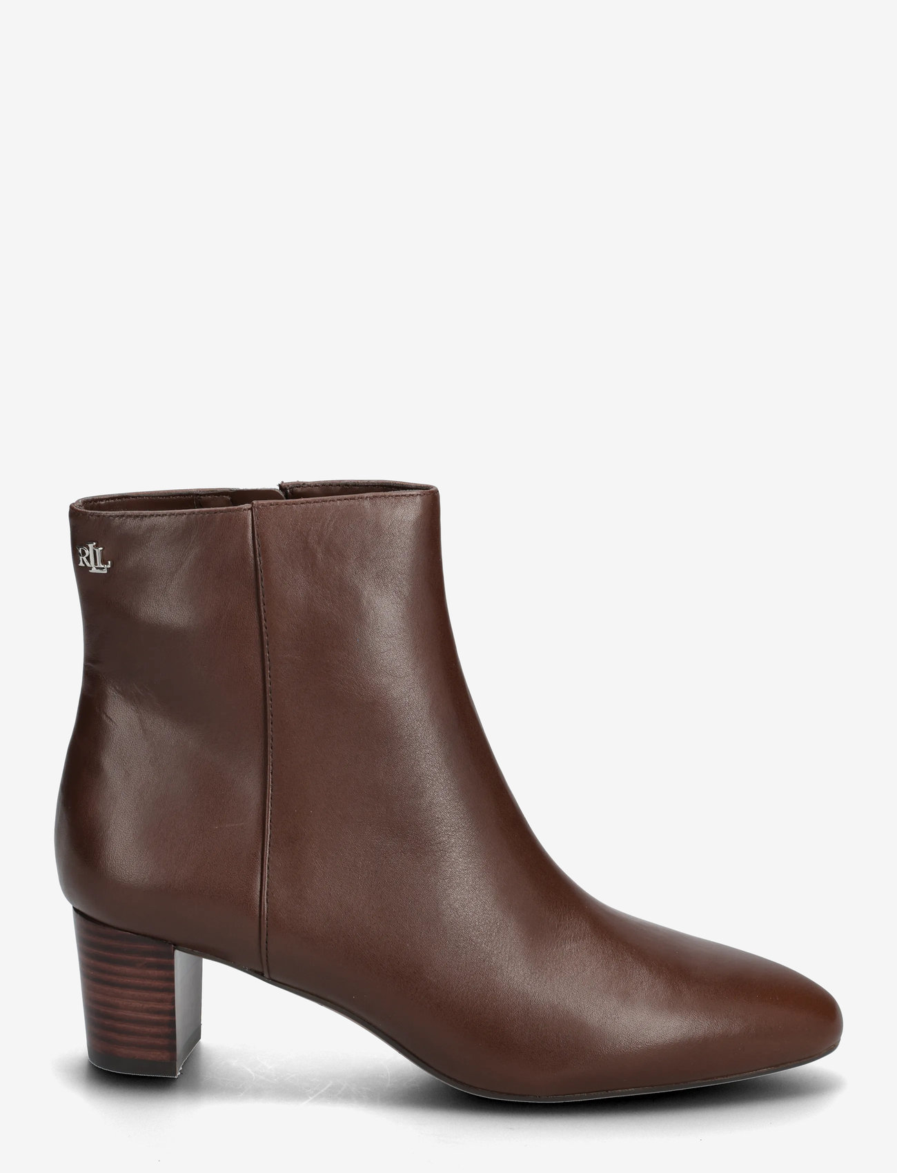 Lauren Ralph Lauren - Demi Calfskin Bootie - støvletter - dark hickory - 1