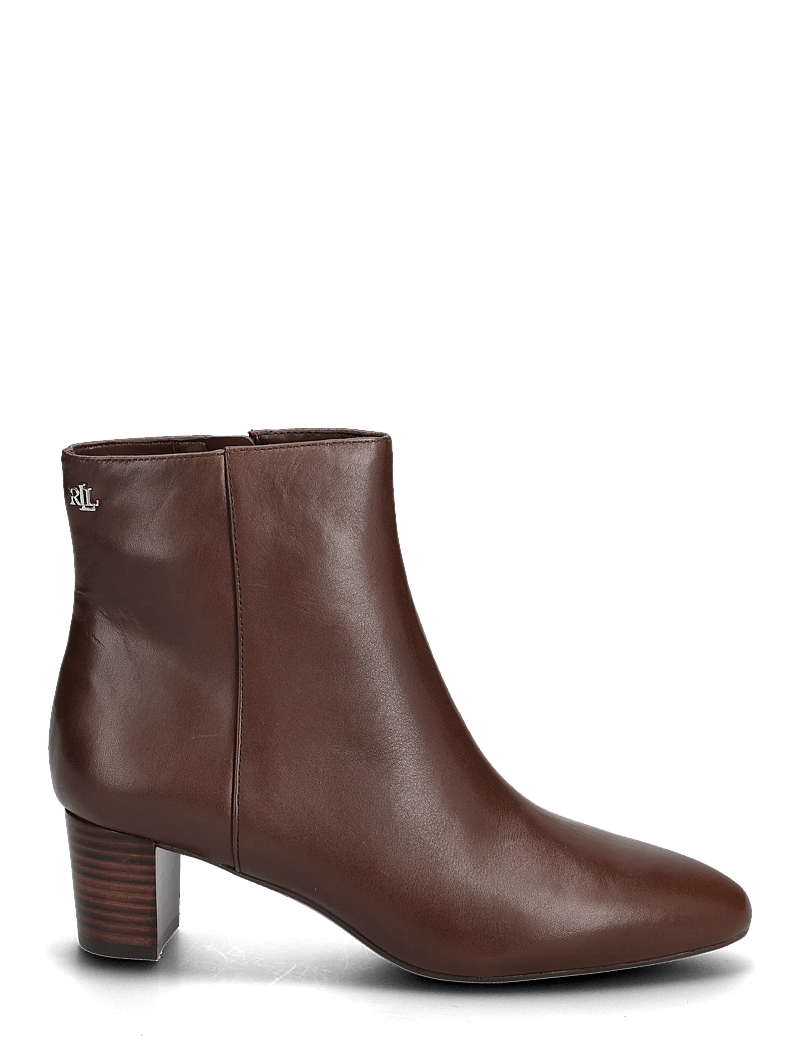 Lauren Ralph Lauren - Demi Calfskin Bootie - støvletter - dark hickory - 1