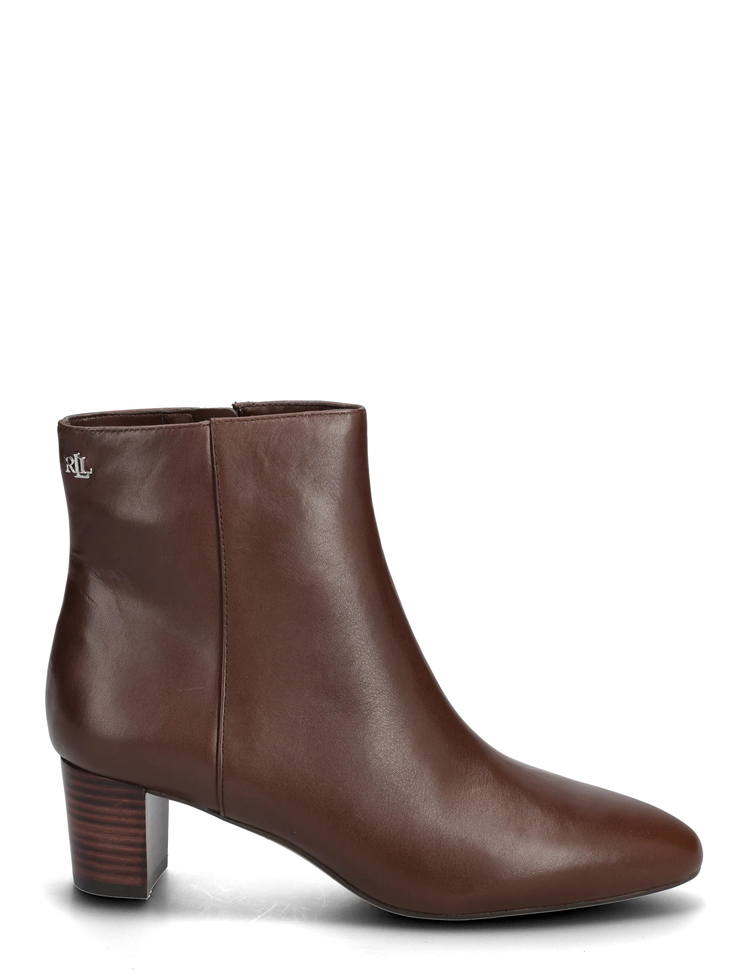 Lauren Ralph Lauren - Demi Calfskin Bootie - aukštakulniai aulinukai iki kulkšnių - dark hickory - 1