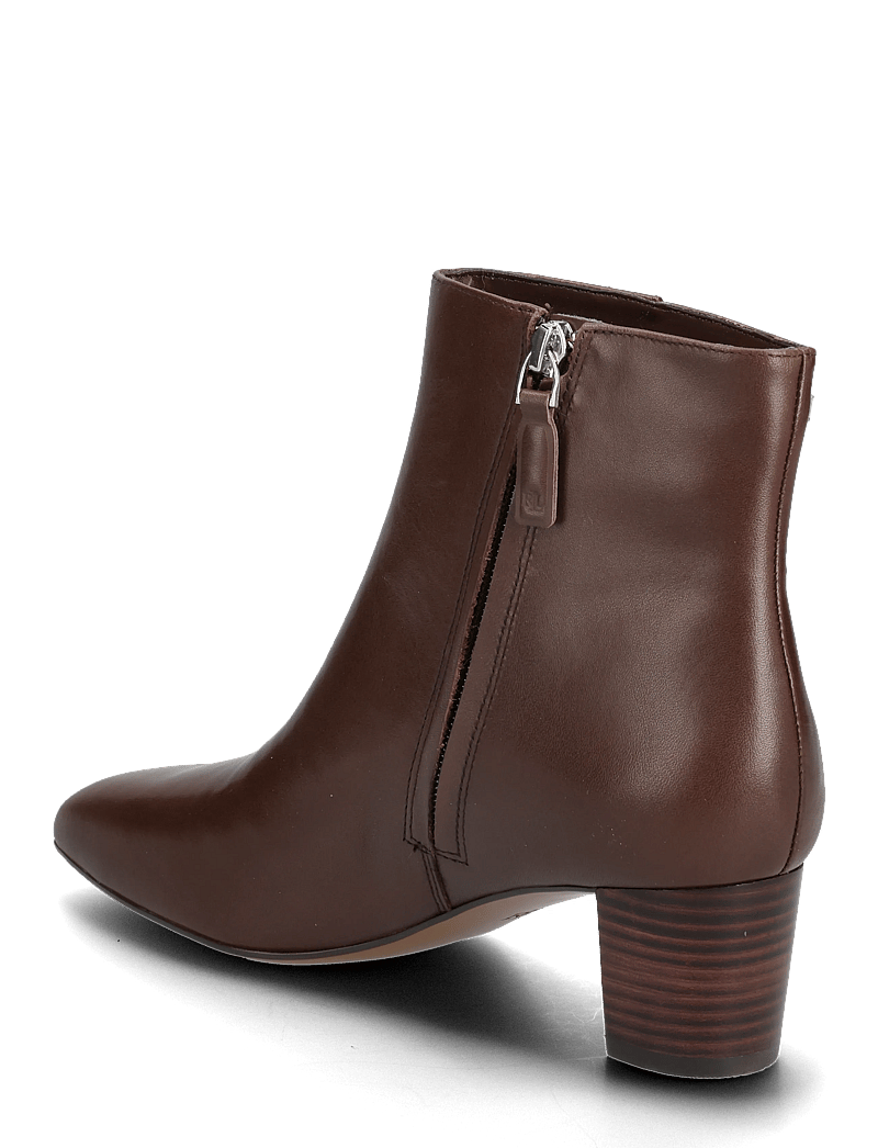 Lauren Ralph Lauren - Demi Calfskin Bootie - støvletter - dark hickory - 2