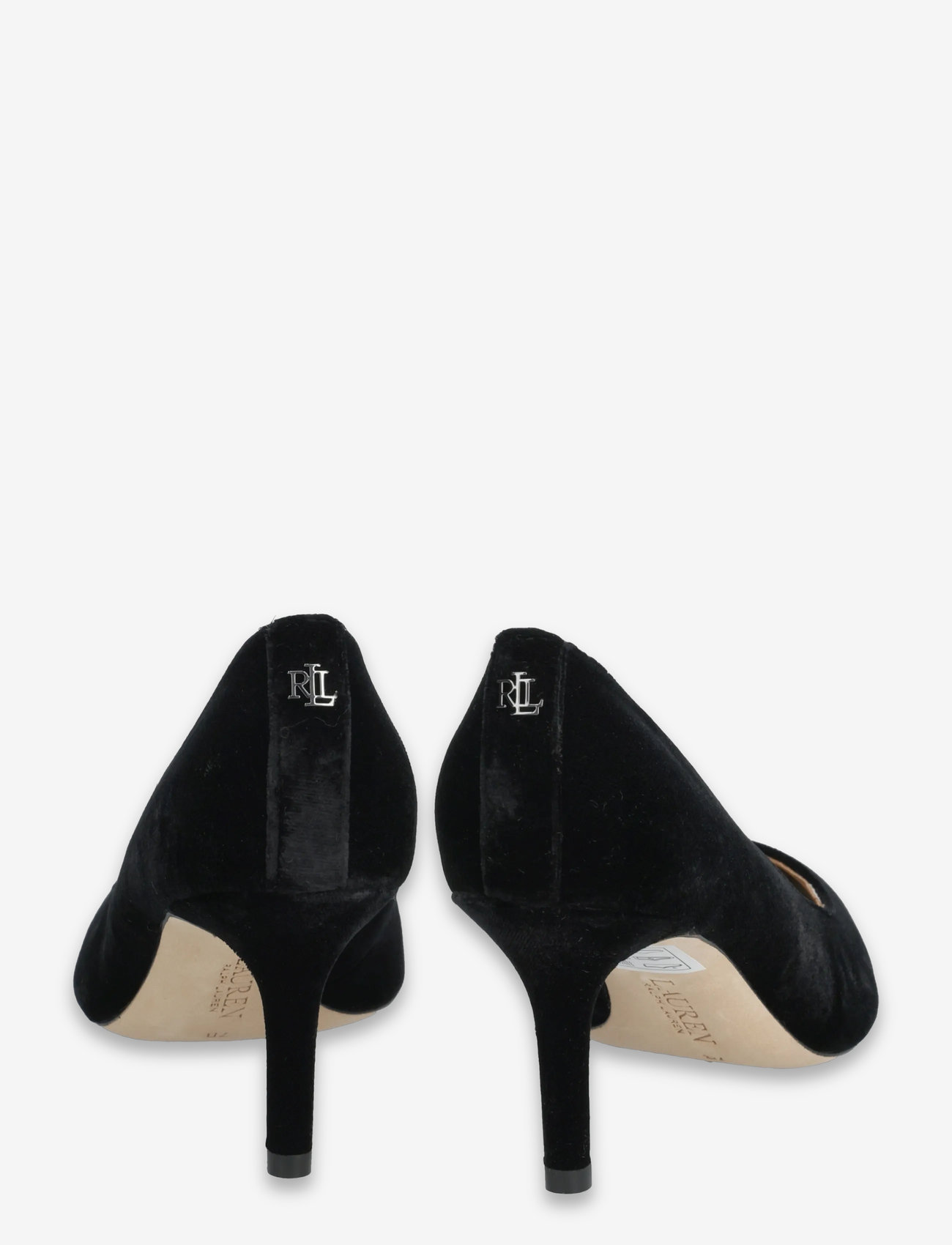 Lauren Ralph Lauren - Lanette Velvet Pump - pumps - black - 4