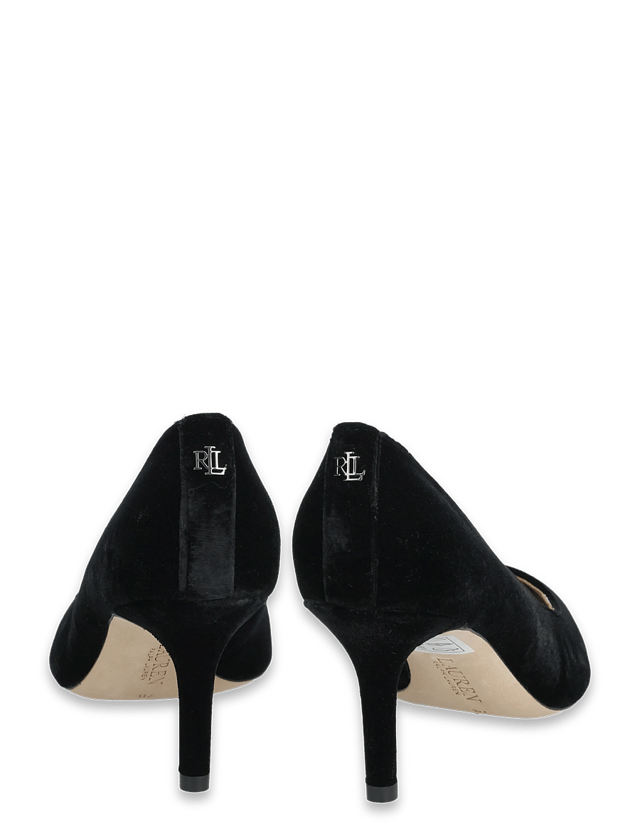 Lauren Ralph Lauren - Lanette Velvet Pump - kontsakingad - black - 4