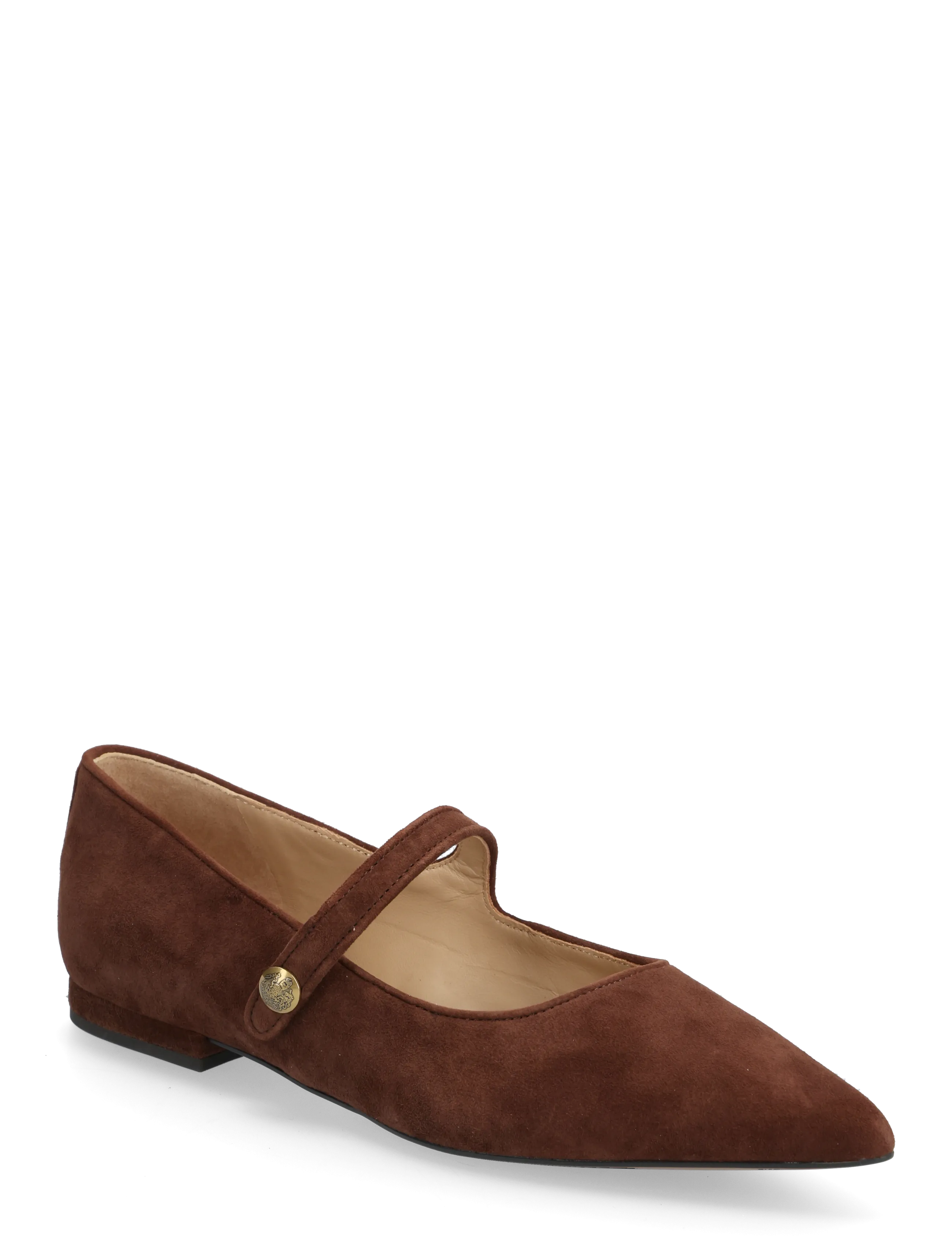 Lauren Ralph Lauren Londyn Suede Mary Jane - Mary Jane-sko - DARK HICKORY / brown