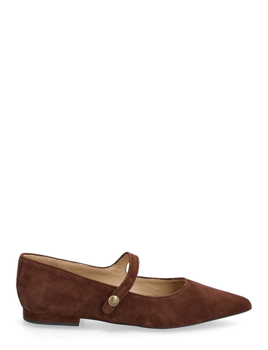Lauren Ralph Lauren - Londyn Suede Mary Jane - speciella tillfällen - dark hickory - 1