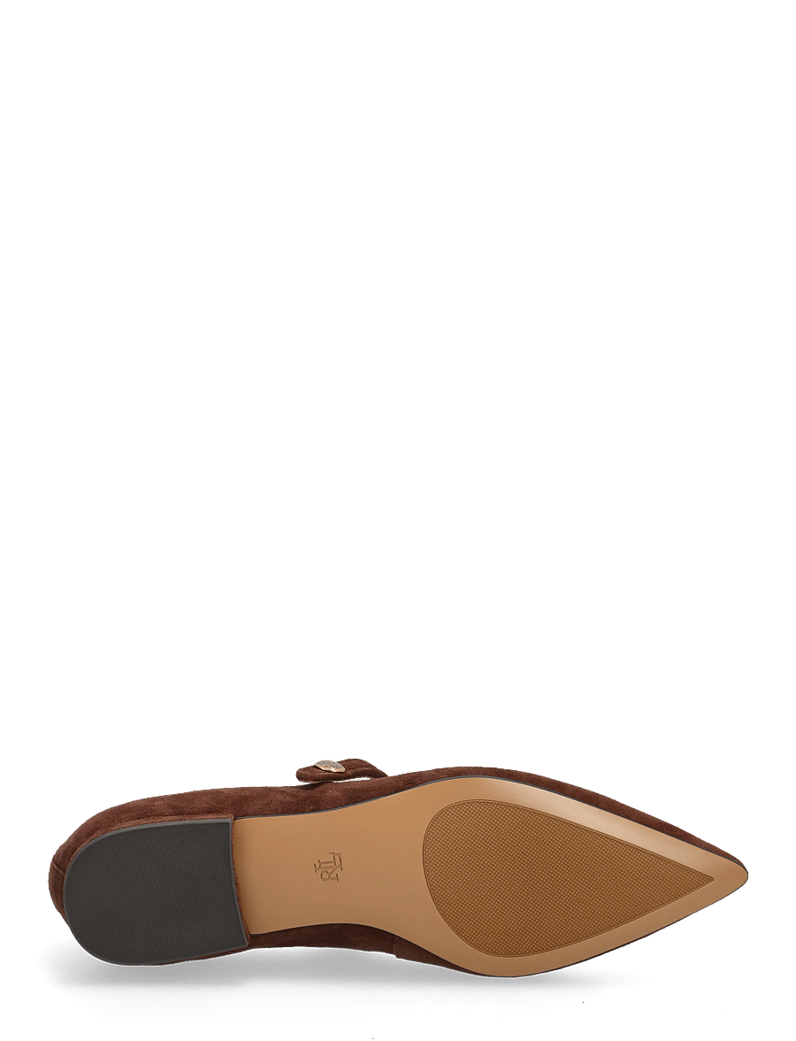 Lauren Ralph Lauren - Londyn Suede Mary Jane - speciella tillfällen - dark hickory - 4