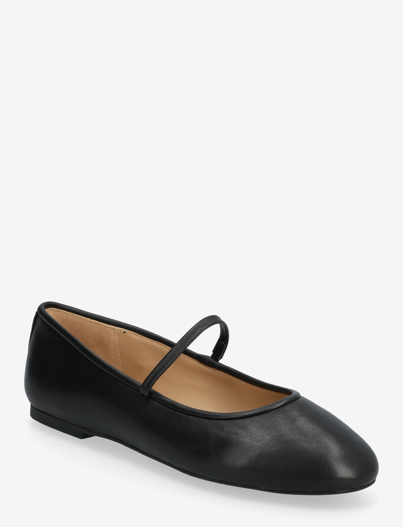 Lauren Ralph Lauren - Jayna Nappa Leather Mary Jane Flat - særlige begivenheder - black - 0