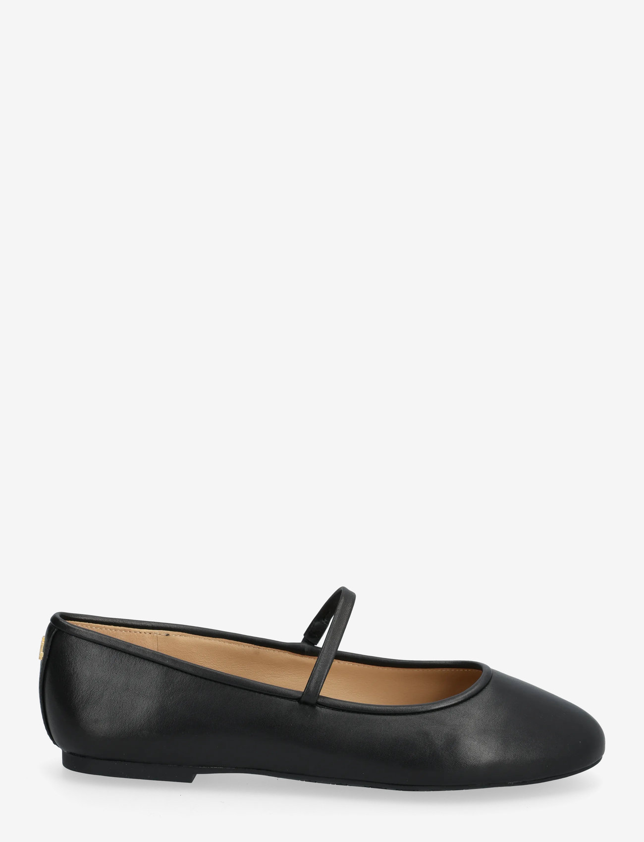 Lauren Ralph Lauren - Jayna Nappa Leather Mary Jane Flat - særlige begivenheder - black - 1