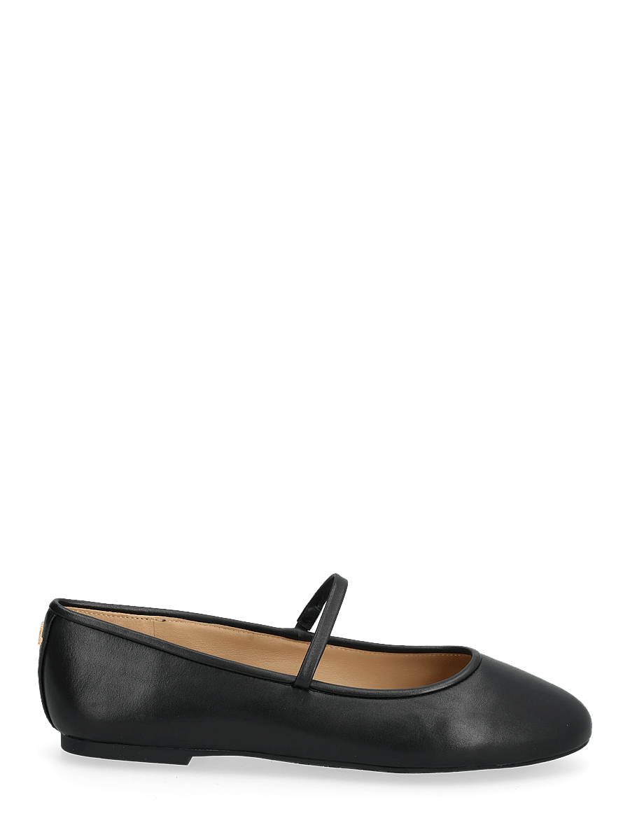 Lauren Ralph Lauren - Jayna Nappa Leather Mary Jane Flat - black - 1