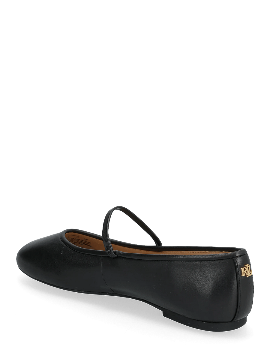 Lauren Ralph Lauren - Jayna Nappa Leather Mary Jane Flat - black - 2