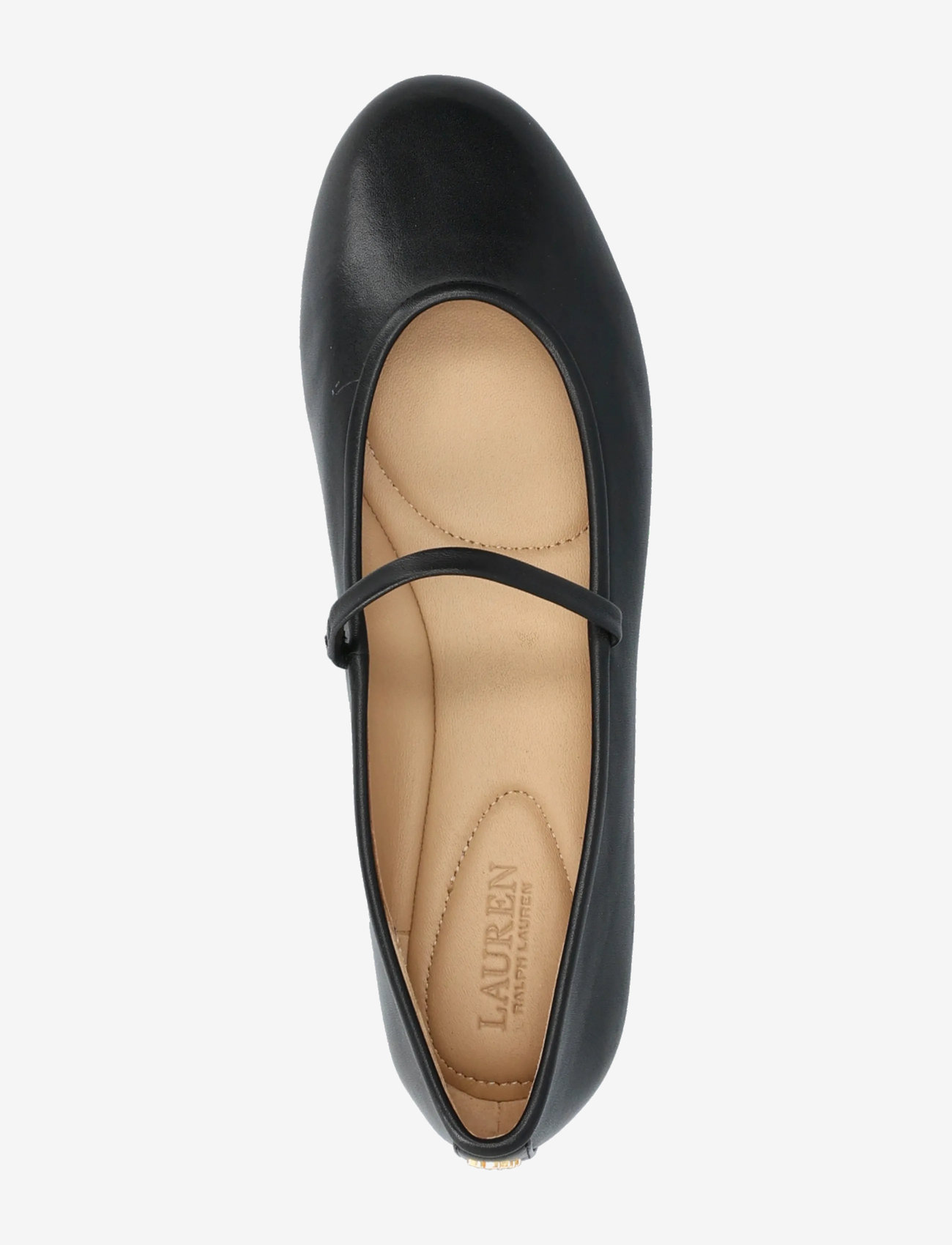 Lauren Ralph Lauren - Jayna Nappa Leather Mary Jane Flat - særlige begivenheder - black - 3