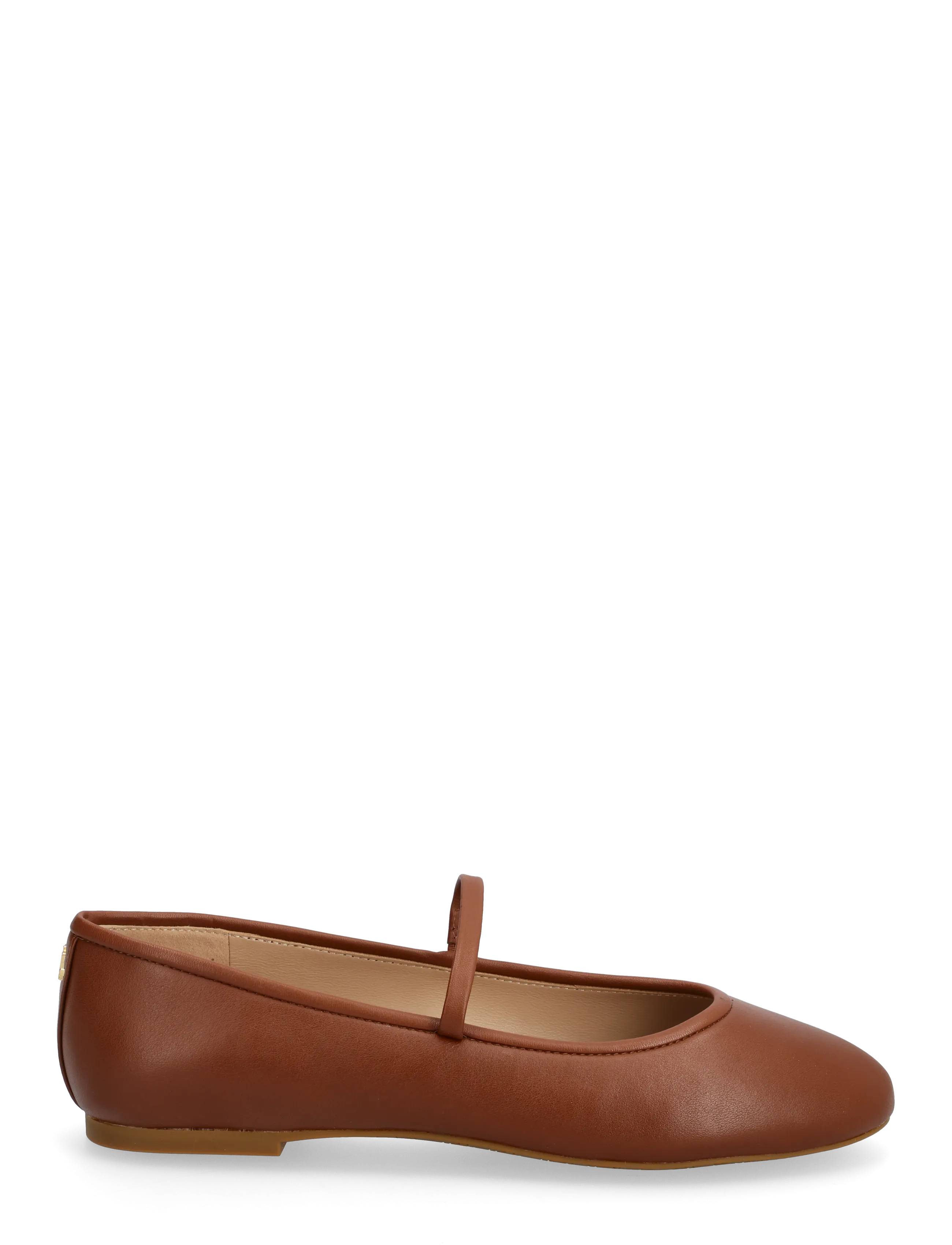 Lauren Ralph Lauren - Jayna Nappa Leather Mary Jane Flat - lauren tan - 1