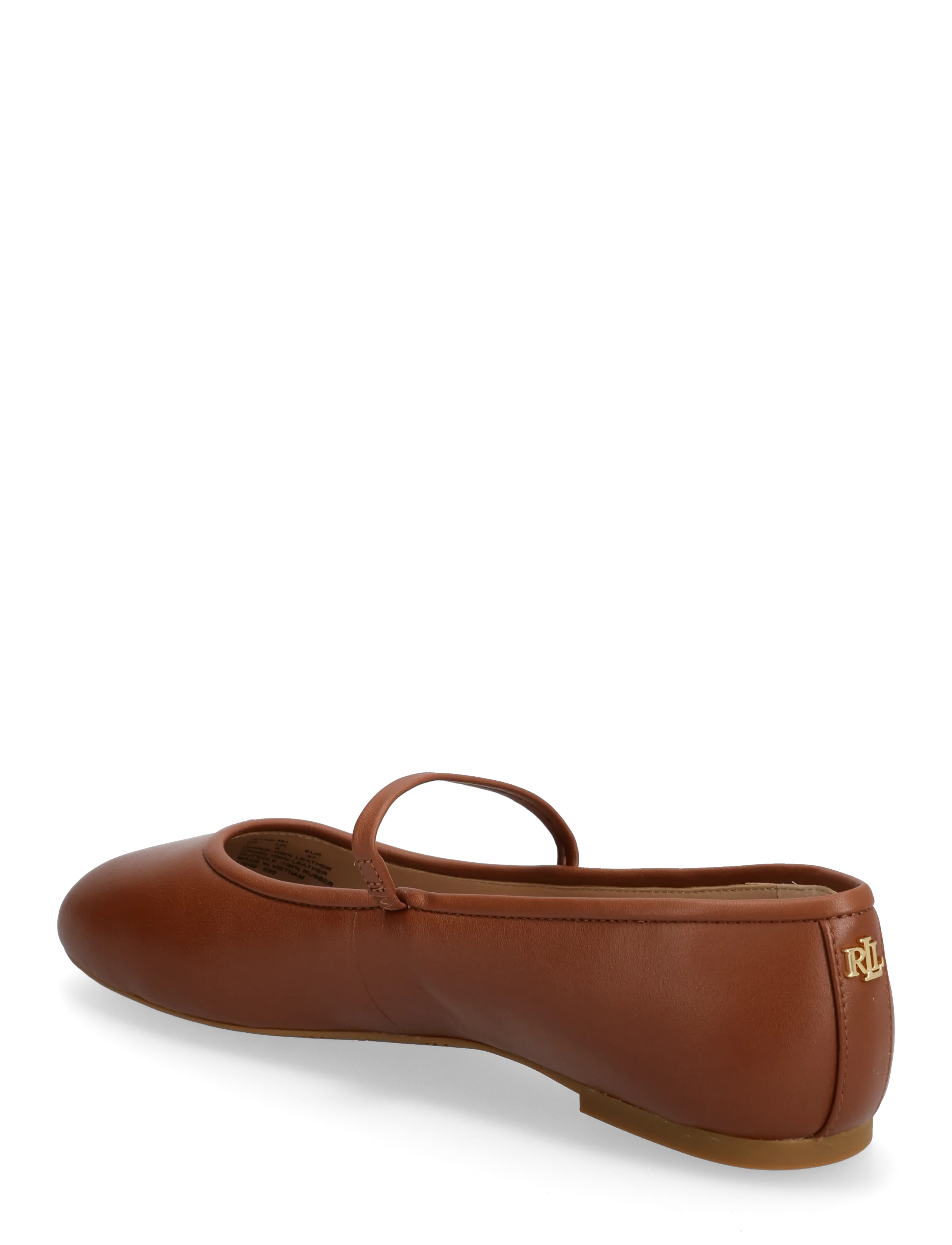 Lauren Ralph Lauren - Jayna Nappa Leather Mary Jane Flat - lauren tan - 2