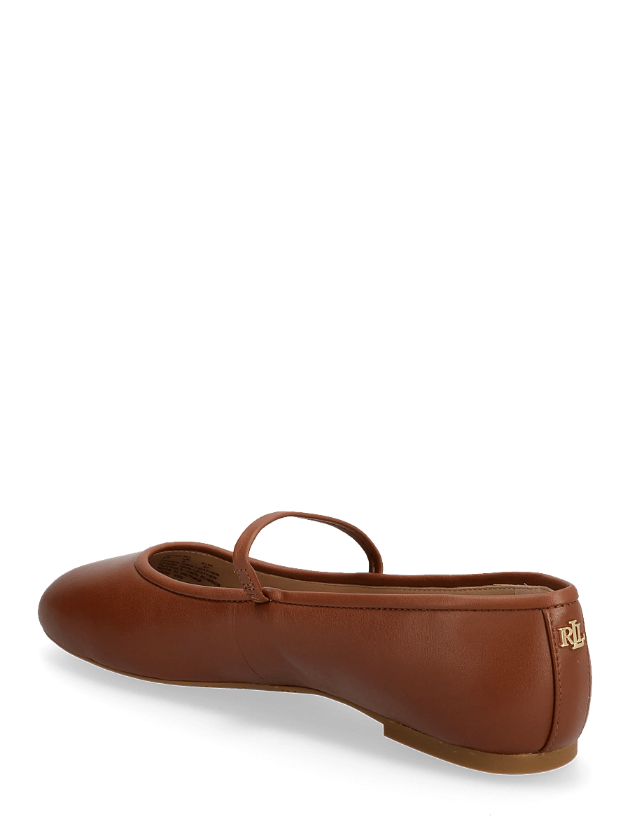Lauren Ralph Lauren - Jayna Nappa Leather Mary Jane Flat - lauren tan - 2