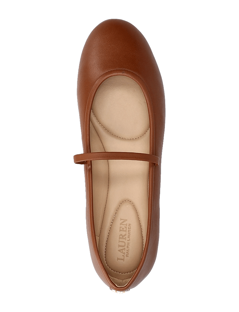 Lauren Ralph Lauren - Jayna Nappa Leather Mary Jane Flat - special occasions - lauren tan - 3