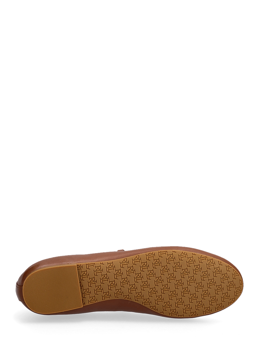 Lauren Ralph Lauren - Jayna Nappa Leather Mary Jane Flat - lauren tan - 4