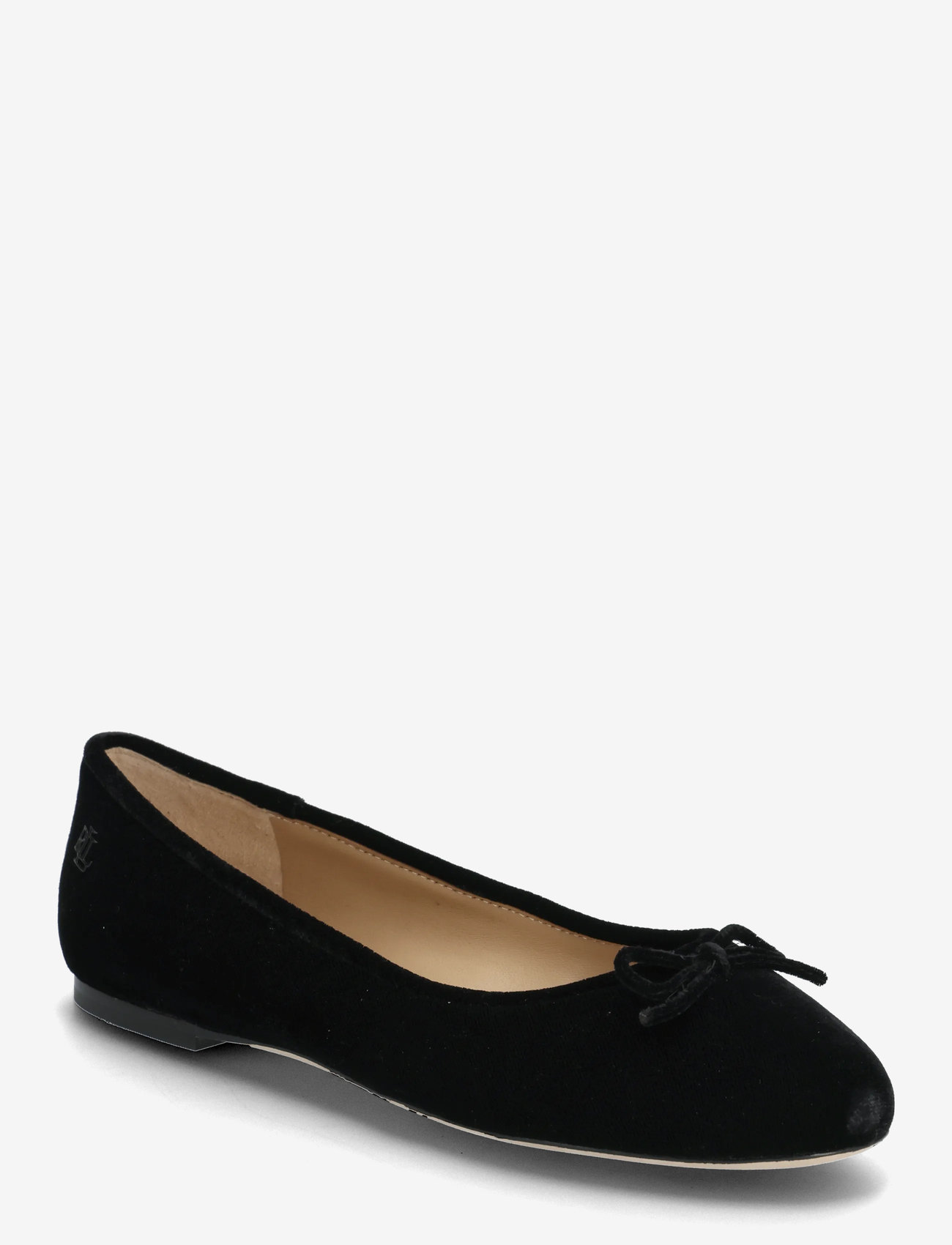 Lauren Ralph Lauren - Jayna III Velvet Flat - erilised sündmused - black - 0