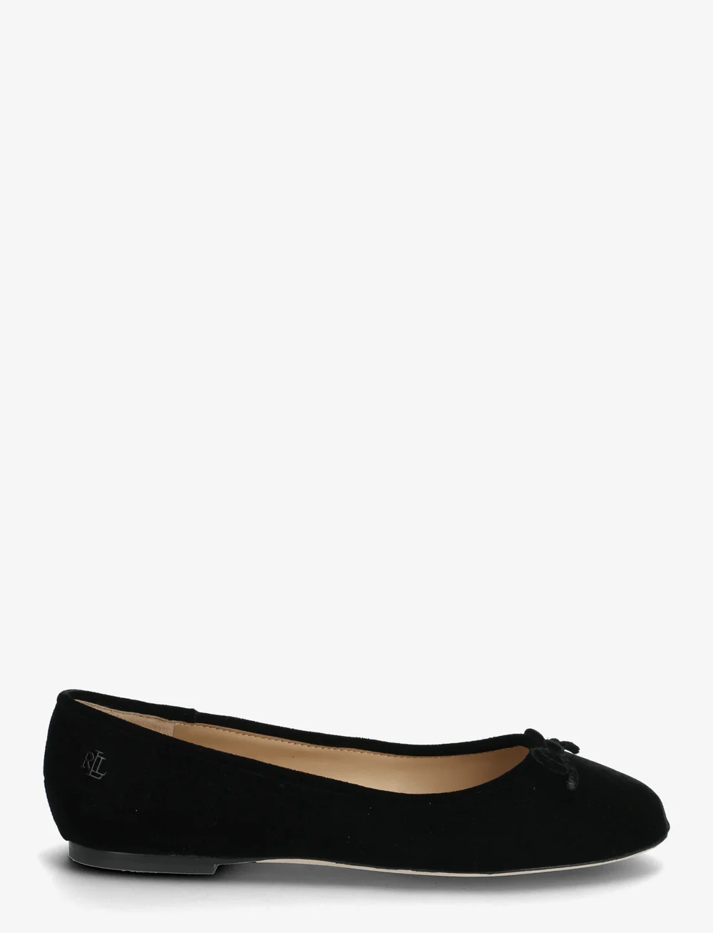 Lauren Ralph Lauren - Jayna III Velvet Flat - ballerinaer - black - 1