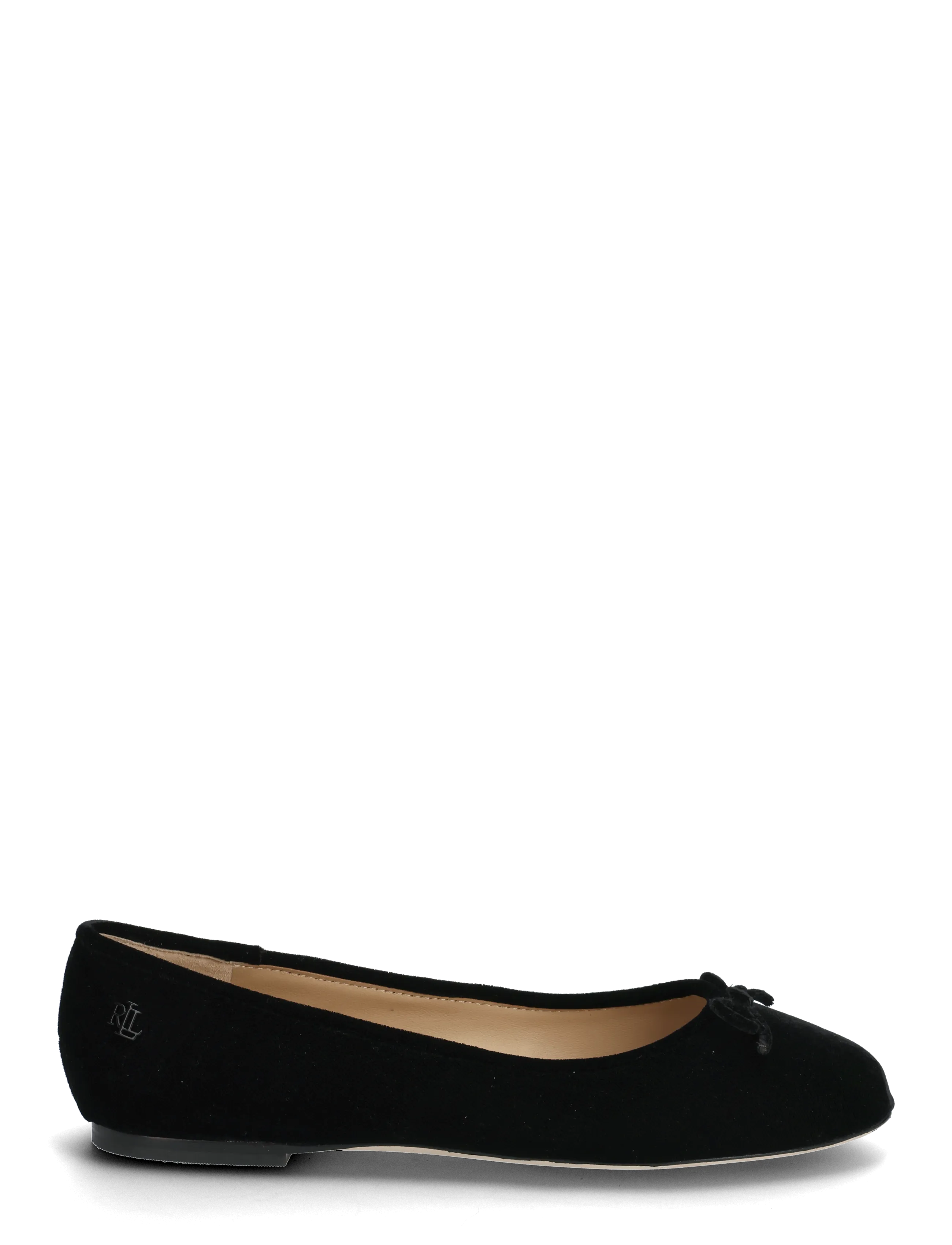 Lauren Ralph Lauren - Jayna III Velvet Flat - særlige begivenheder - black - 1