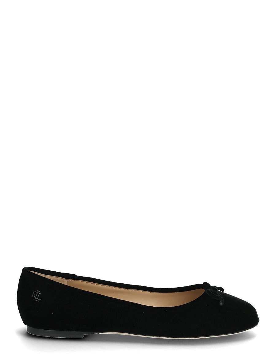 Lauren Ralph Lauren - Jayna III Velvet Flat - særlige begivenheder - black - 1