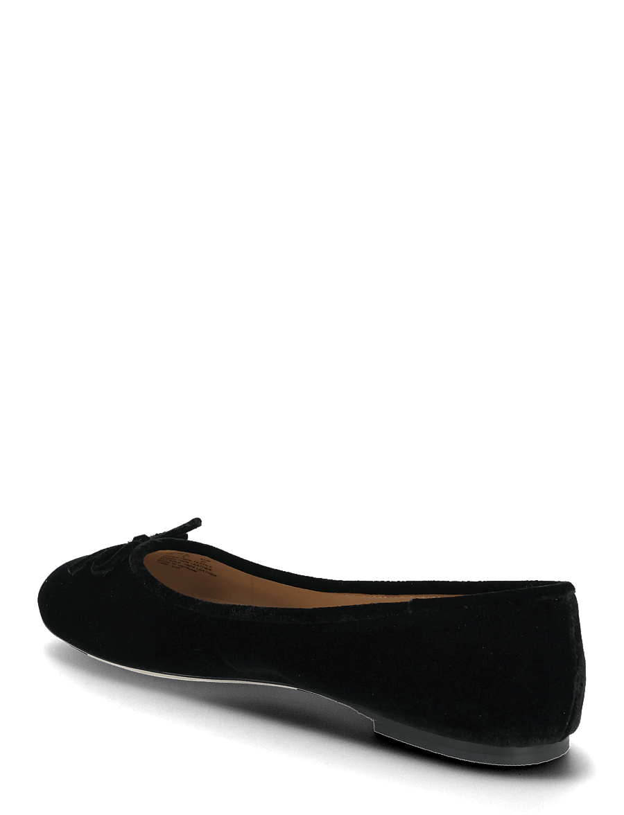 Lauren Ralph Lauren - Jayna III Velvet Flat - særlige begivenheder - black - 2
