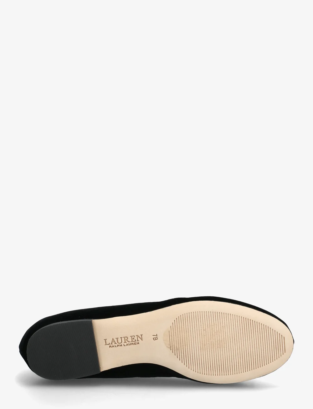 Lauren Ralph Lauren - Jayna III Velvet Flat - ballerinaer - black - 4