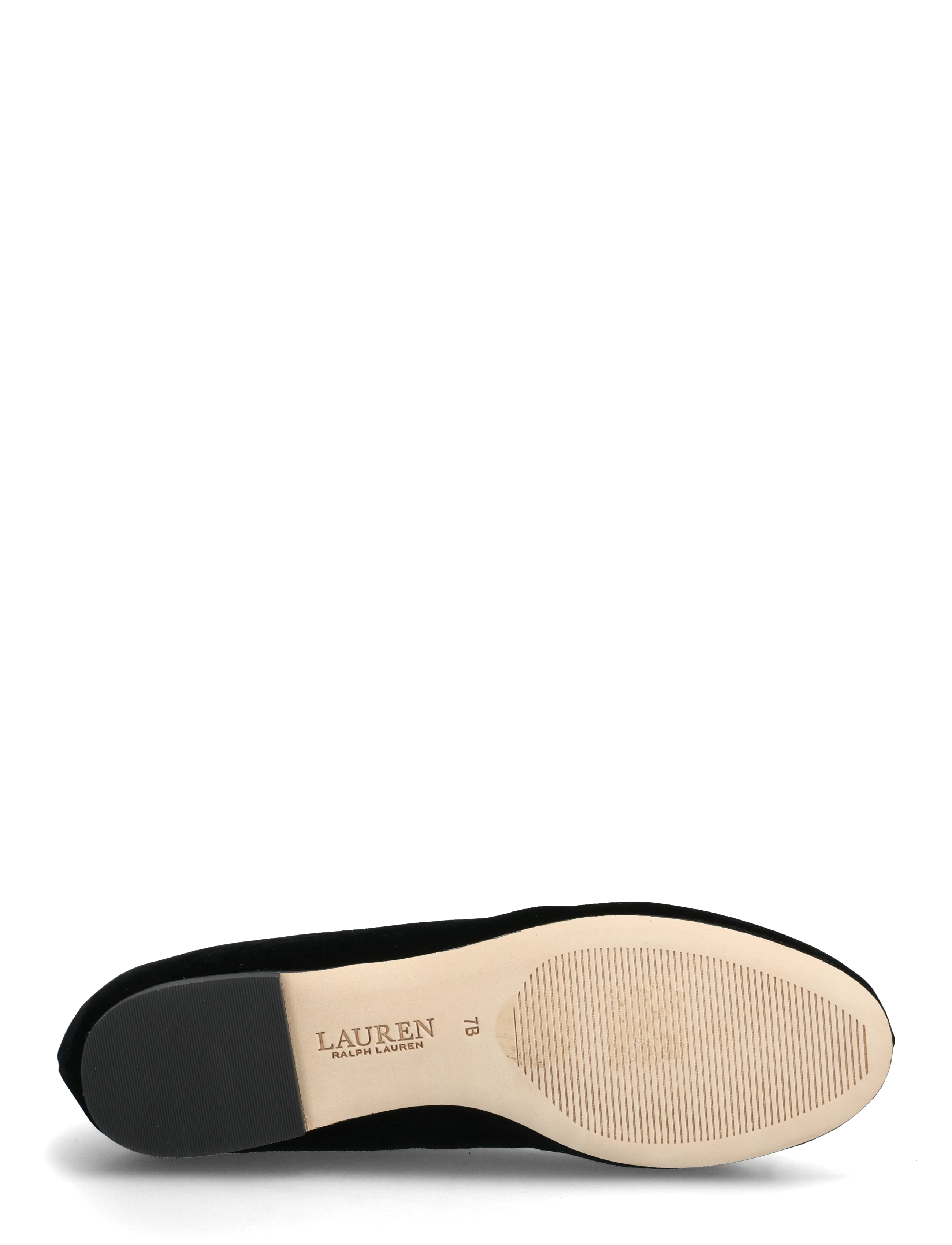 Lauren Ralph Lauren - Jayna III Velvet Flat - særlige begivenheder - black - 4