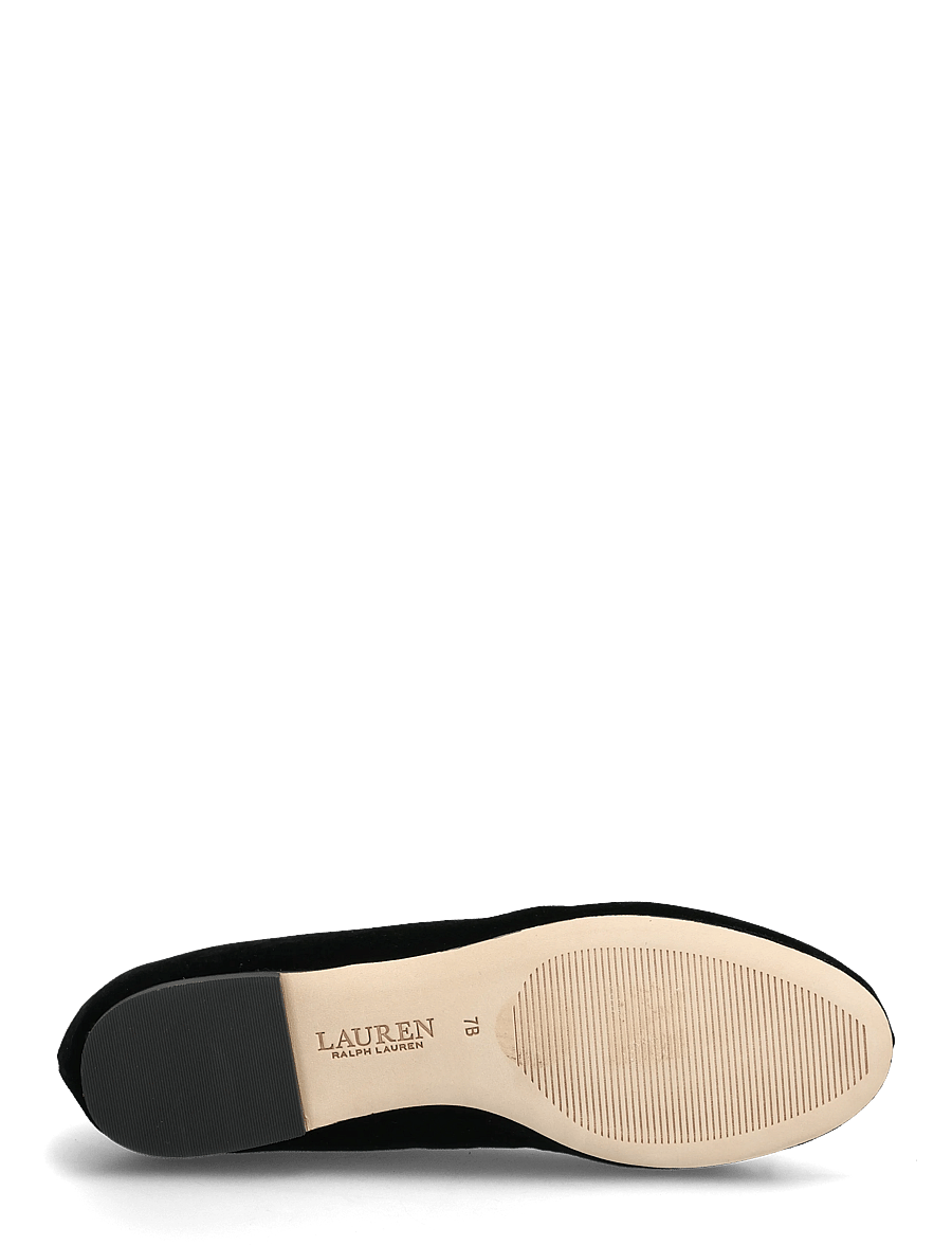 Lauren Ralph Lauren - Jayna III Velvet Flat - særlige begivenheder - black - 4
