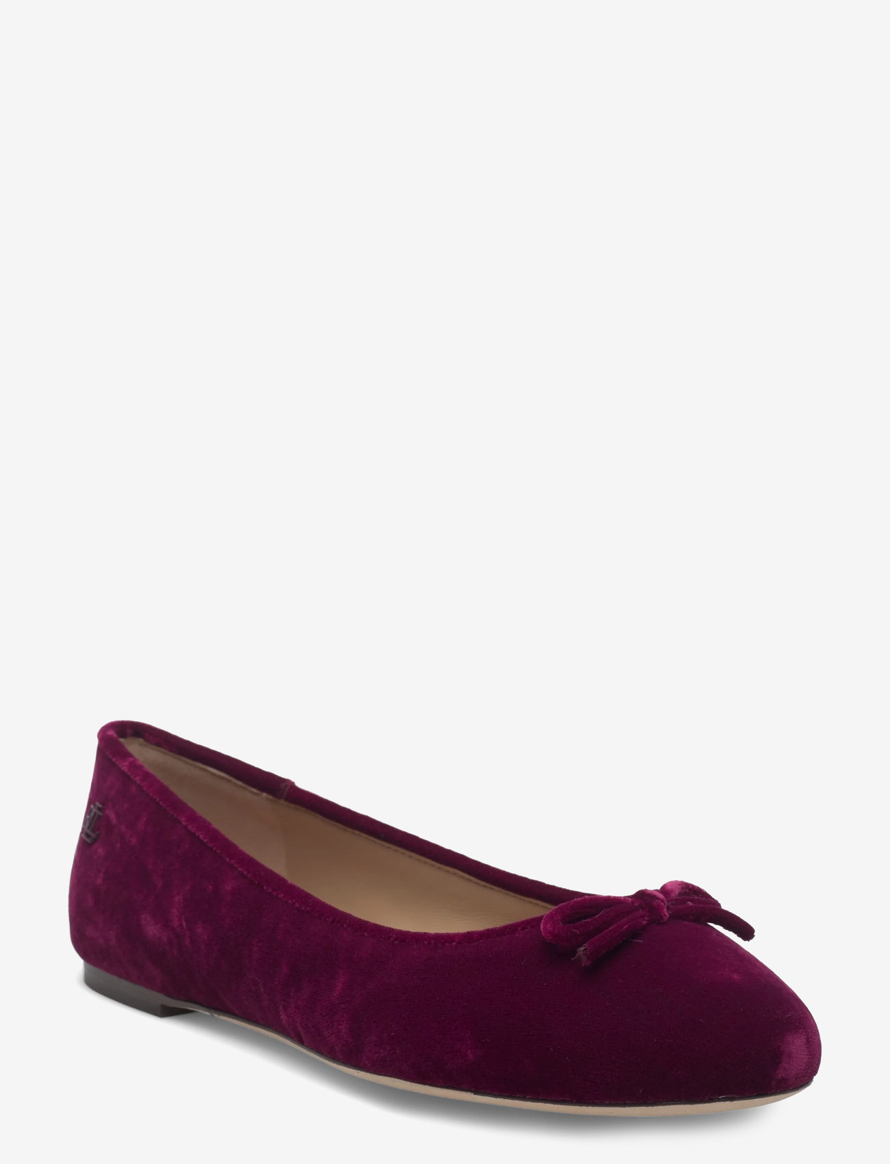 Lauren Ralph Lauren - Jayna III Velvet Flat - special occasions - garnet - 0