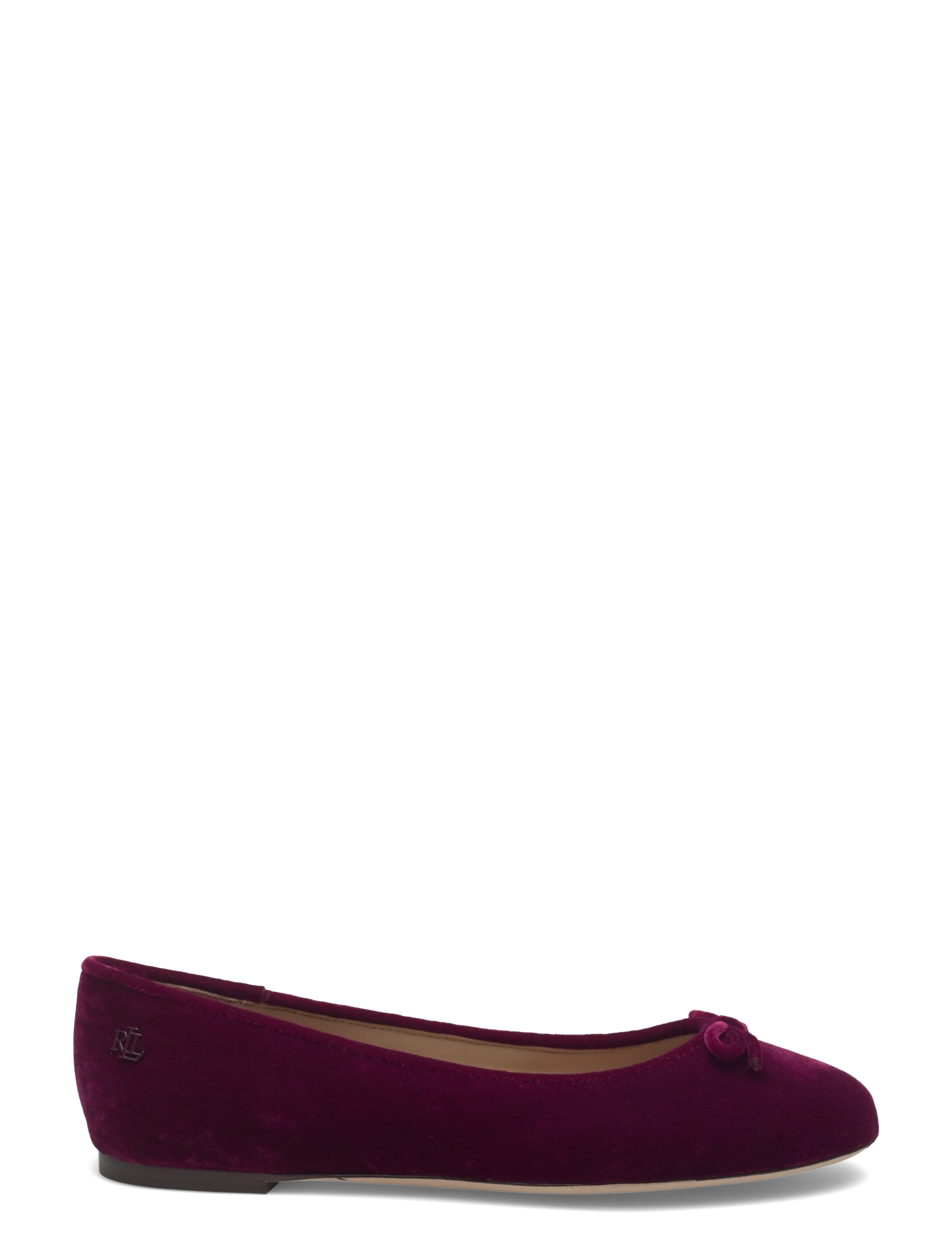 Lauren Ralph Lauren - Jayna III Velvet Flat - besondere anlässe - garnet - 1