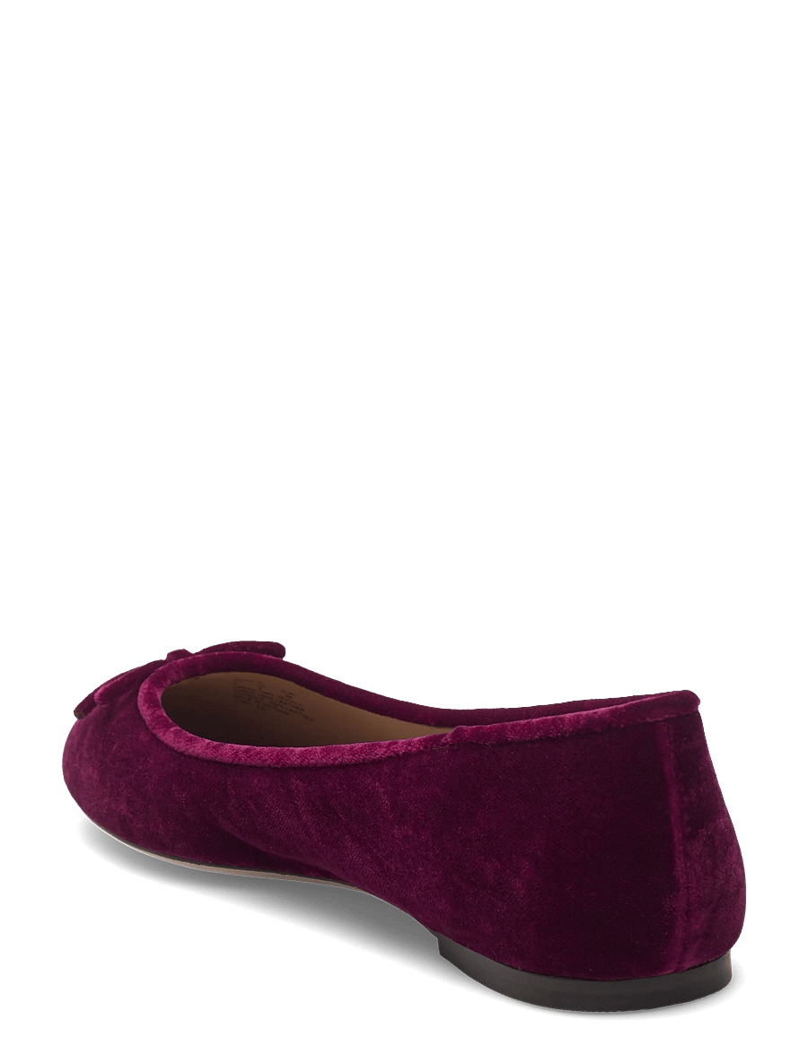 Lauren Ralph Lauren - Jayna III Velvet Flat - besondere anlässe - garnet - 2
