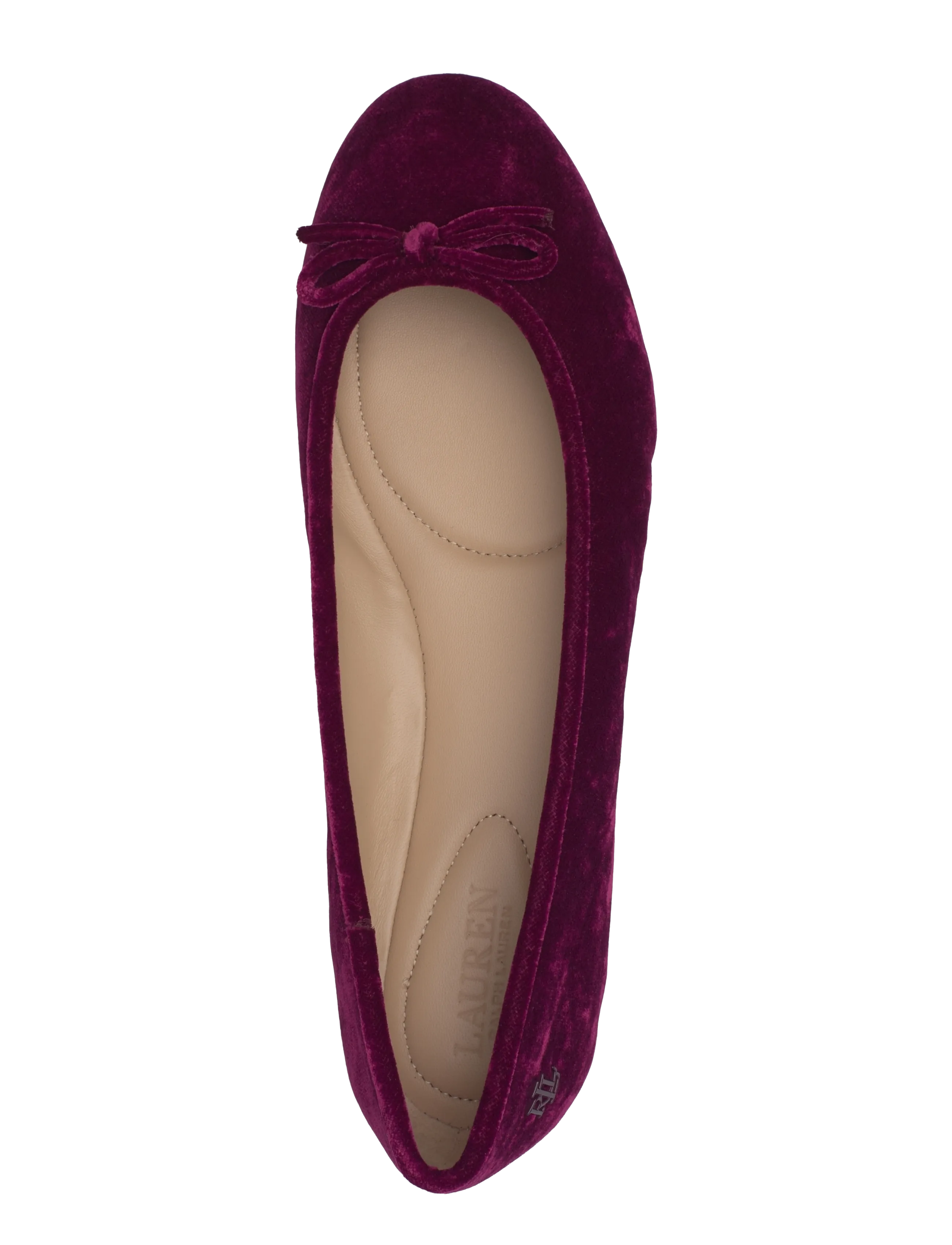 Lauren Ralph Lauren - Jayna III Velvet Flat - besondere anlässe - garnet - 3