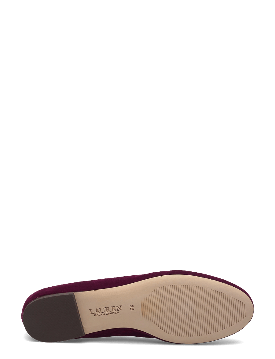 Lauren Ralph Lauren - Jayna III Velvet Flat - besondere anlässe - garnet - 4