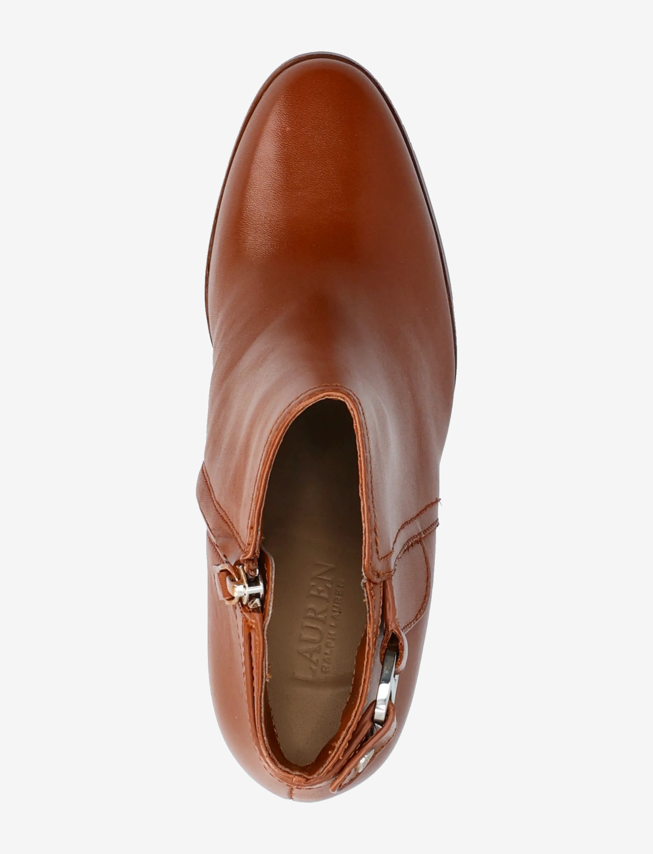 Lauren Ralph Lauren - Tasha Calfskin Bootie Heel - kontsaga poolsaapad - lauren tan - 3