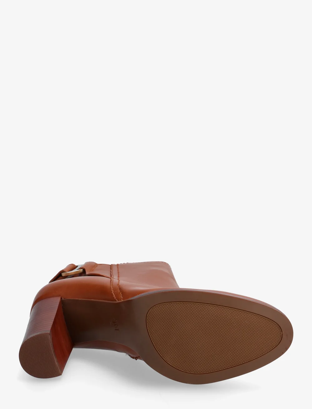 Lauren Ralph Lauren - Tasha Calfskin Bootie Heel - støvletter - lauren tan - 4