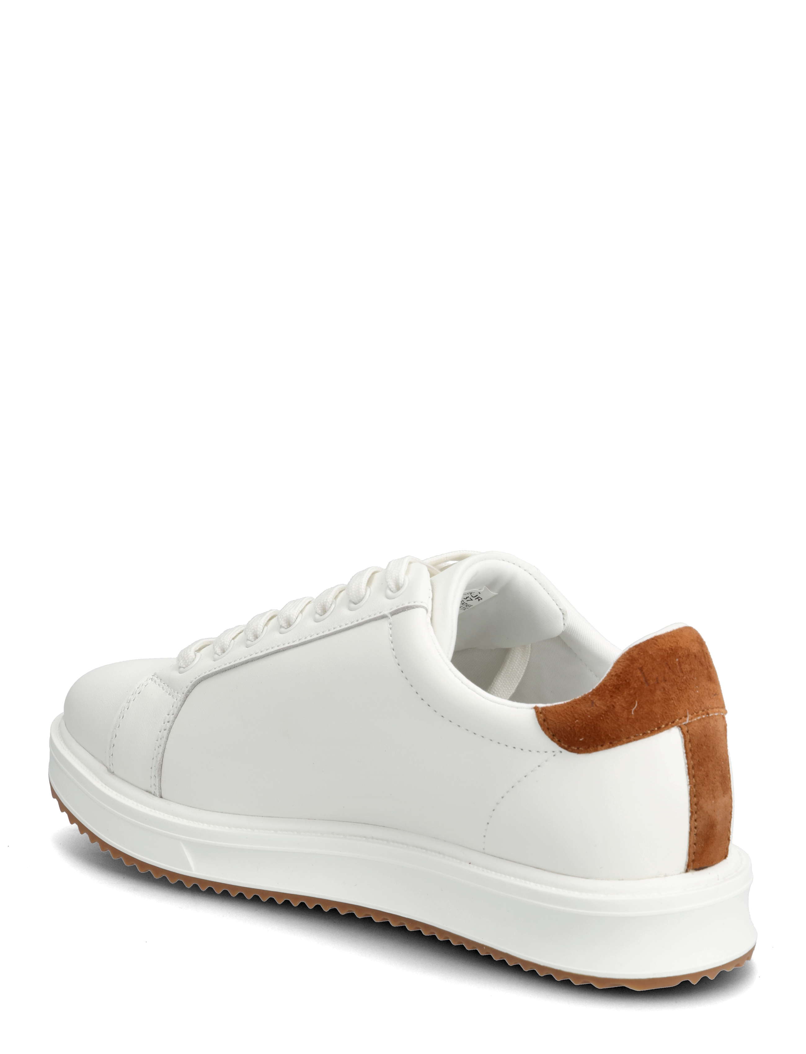Lauren Ralph Lauren - Ainsley Two-Tone Leather & Suede Sneaker - snow white/lauren - 2