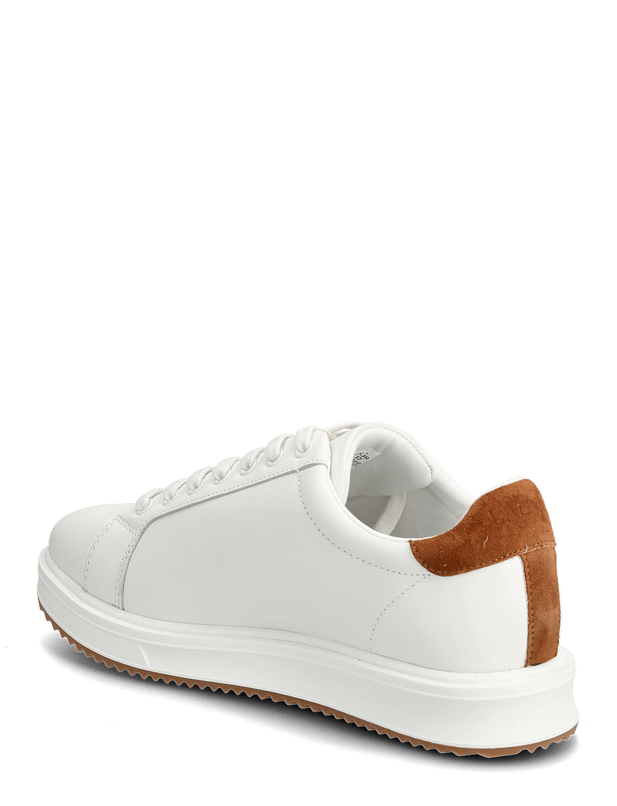 Lauren Ralph Lauren - Ainsley Two-Tone Leather & Suede Sneaker - snow white/lauren - 2