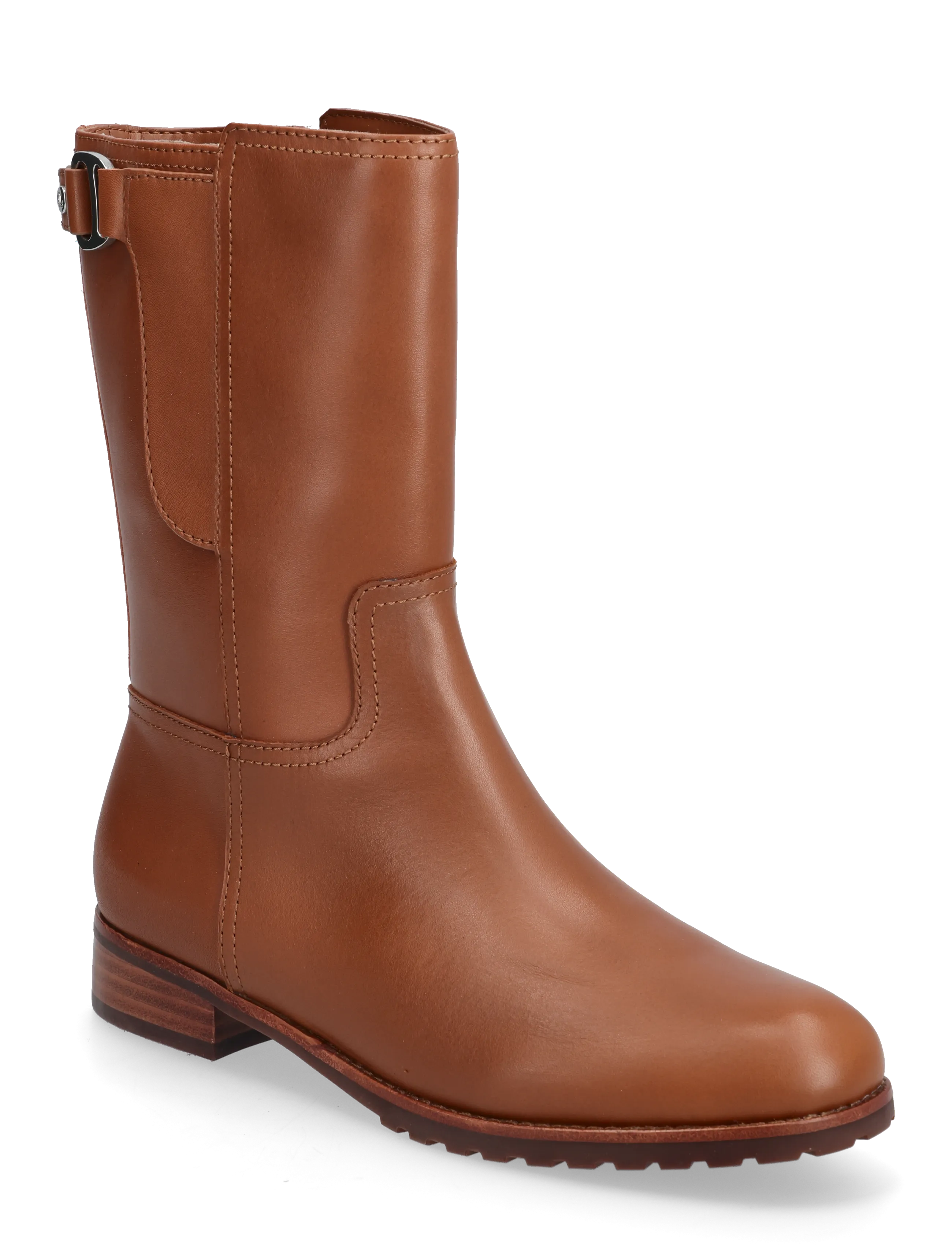 LAUREN RALPH LAUREN Tasha Calfskin Stiefel Braun - 36 - Damen