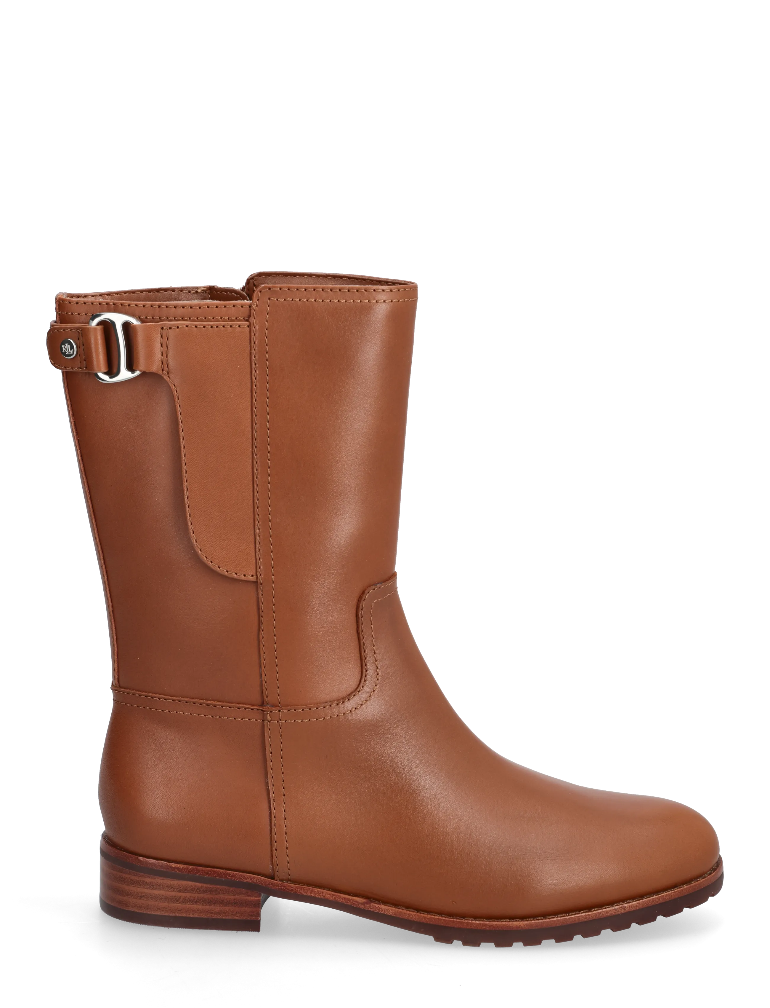 Lauren Ralph Lauren - Tasha Calfskin Boot - flache stiefeletten - lauren tan - 1