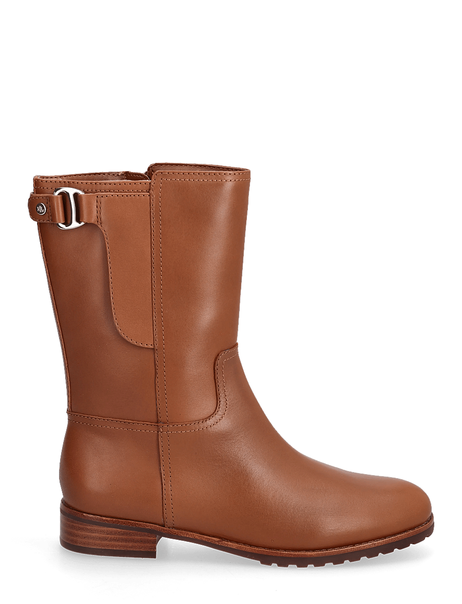 Lauren Ralph Lauren - Tasha Calfskin Boot - flache stiefeletten - lauren tan - 1