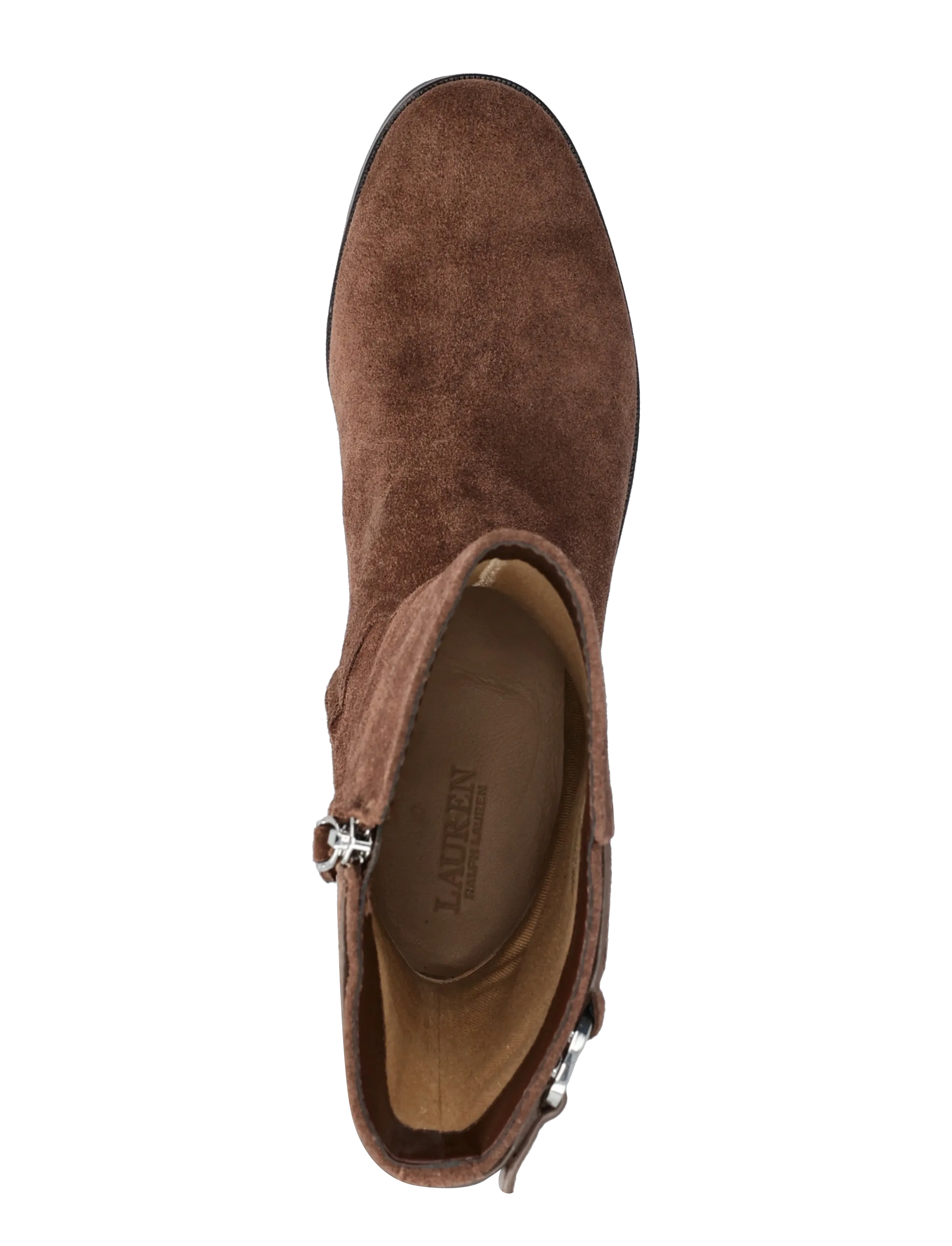 Lauren Ralph Lauren - Tasha Suede Boot - bottines plates - dark hickory - 3