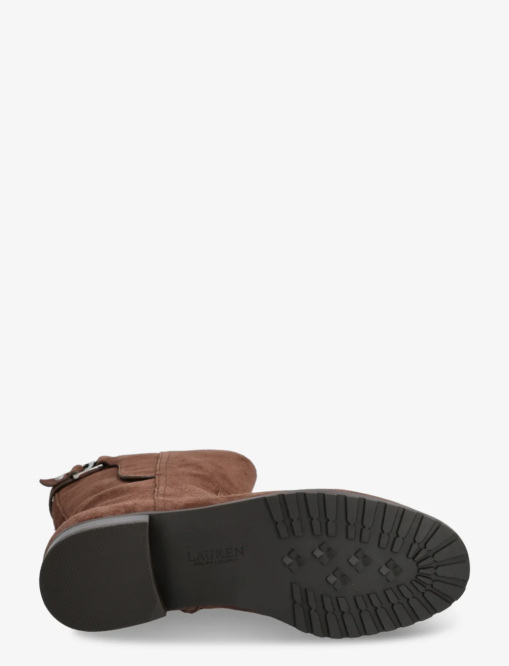Lauren Ralph Lauren - SUEDE-BMLRB-15-TR2-BO-MBO - platta ankelboots - dark hickory - 4