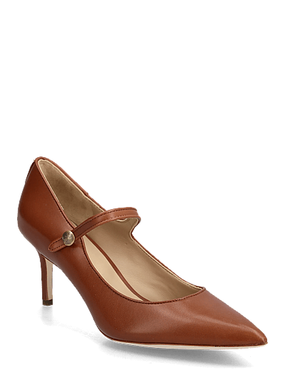 Lauren Ralph Lauren Lanette Calfskin Mary Jane Pump - Schuhe - LAUREN TAN / brown
