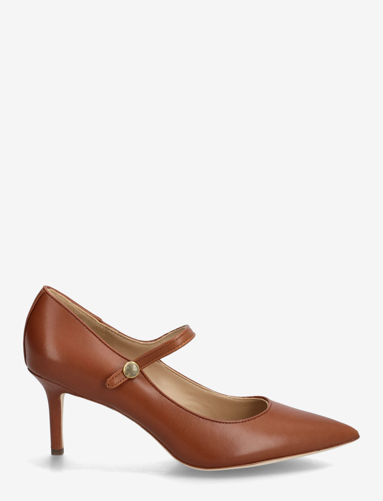 Lauren Ralph Lauren - Lanette Calfskin Mary Jane Pump - pumps - lauren tan - 1