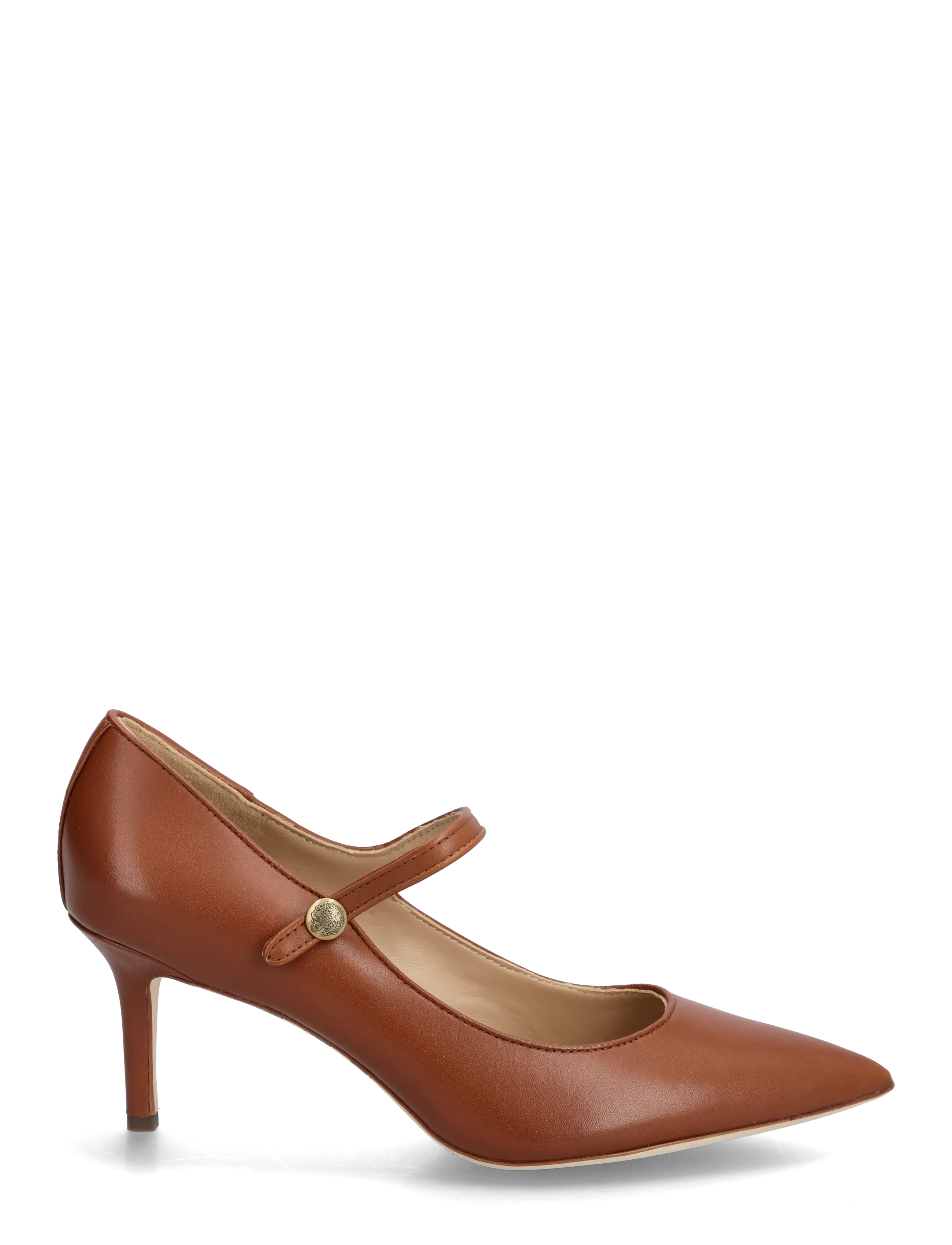 Lauren Ralph Lauren - Lanette Calfskin Mary Jane Pump - pumps - lauren tan - 1