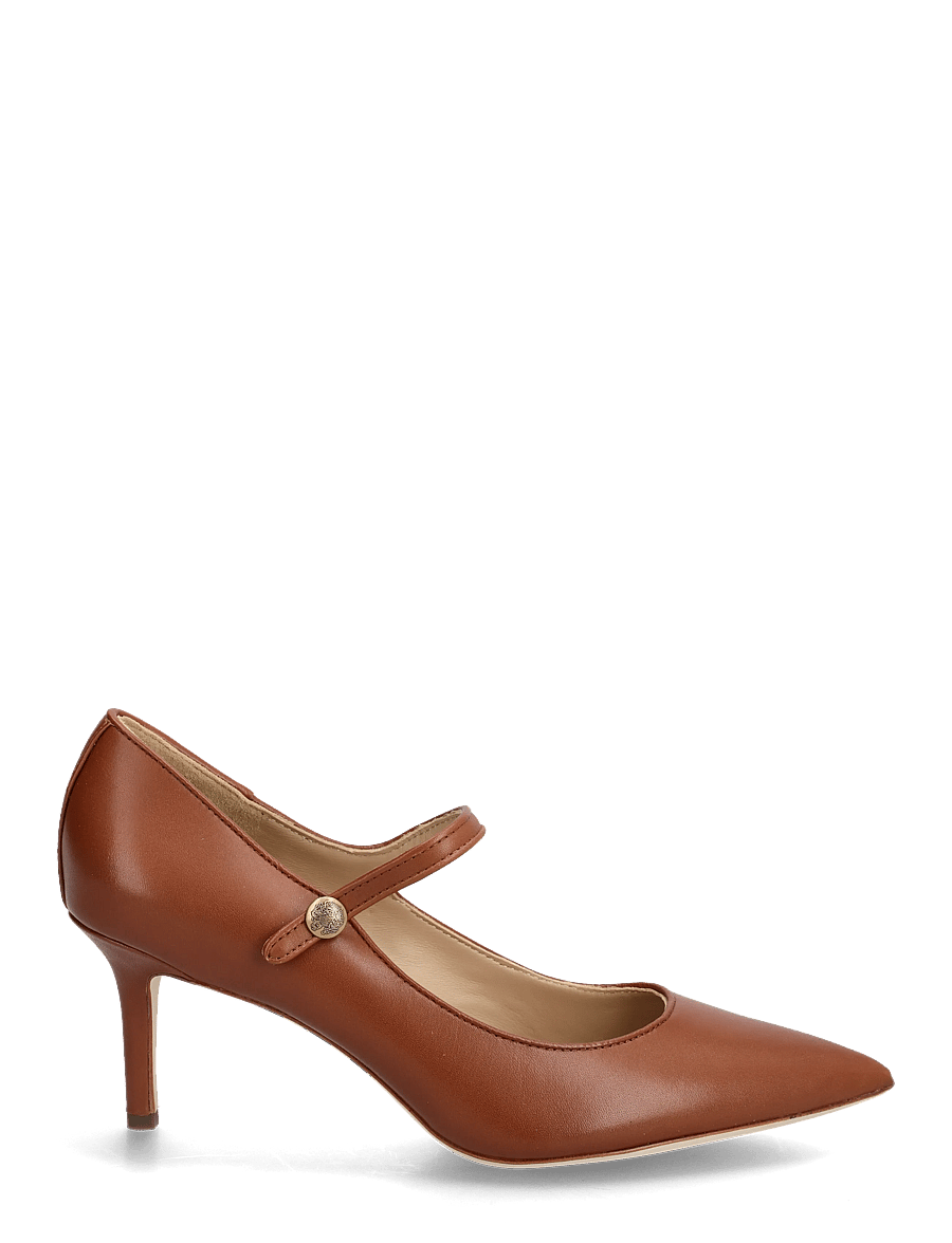 Lauren Ralph Lauren - Lanette Calfskin Mary Jane Pump - pumps - lauren tan - 1