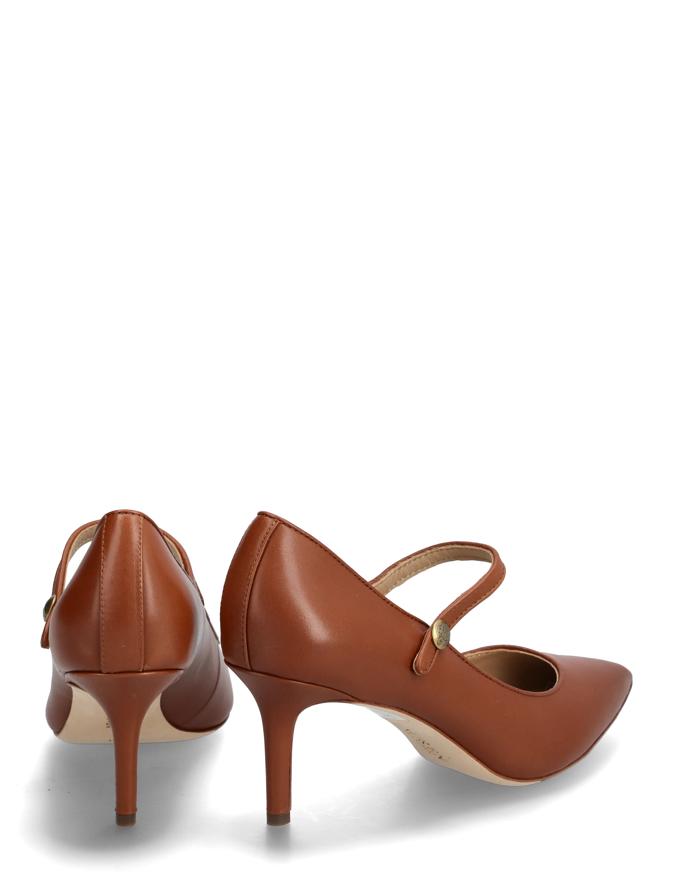 Lauren Ralph Lauren - Lanette Calfskin Mary Jane Pump - pumps - lauren tan - 4