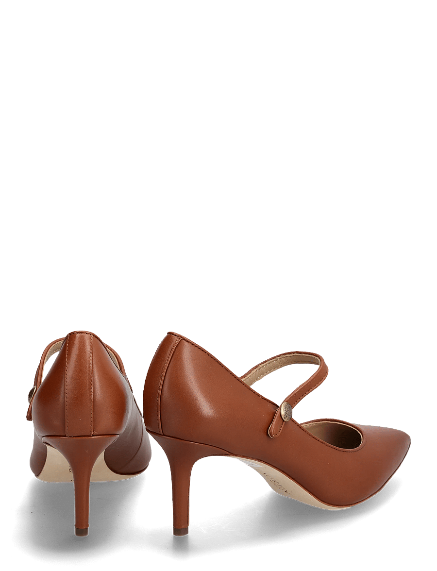 Lauren Ralph Lauren - Lanette Calfskin Mary Jane Pump - pumps - lauren tan - 4