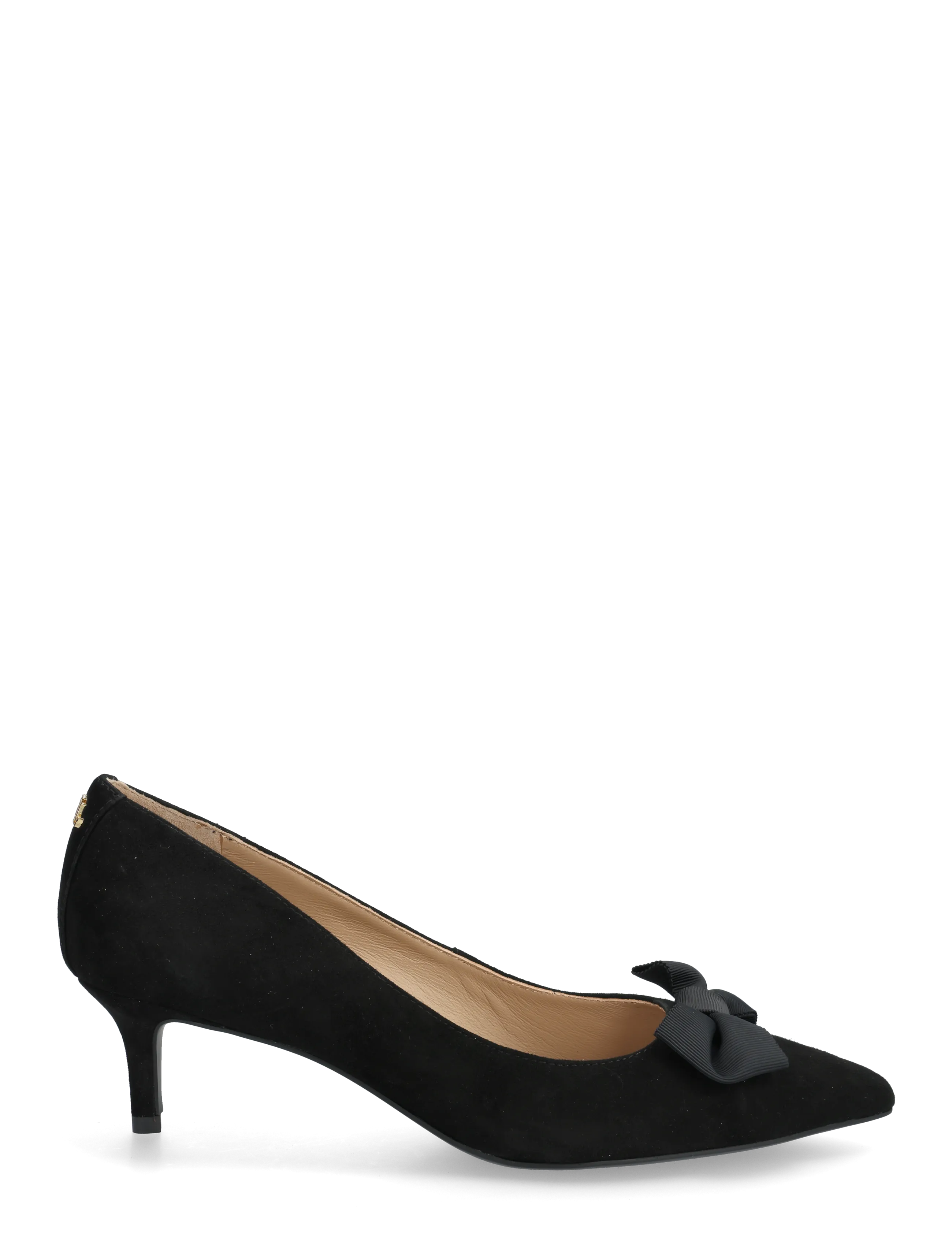 Adrienne Bow-Trim Suede Pump 2