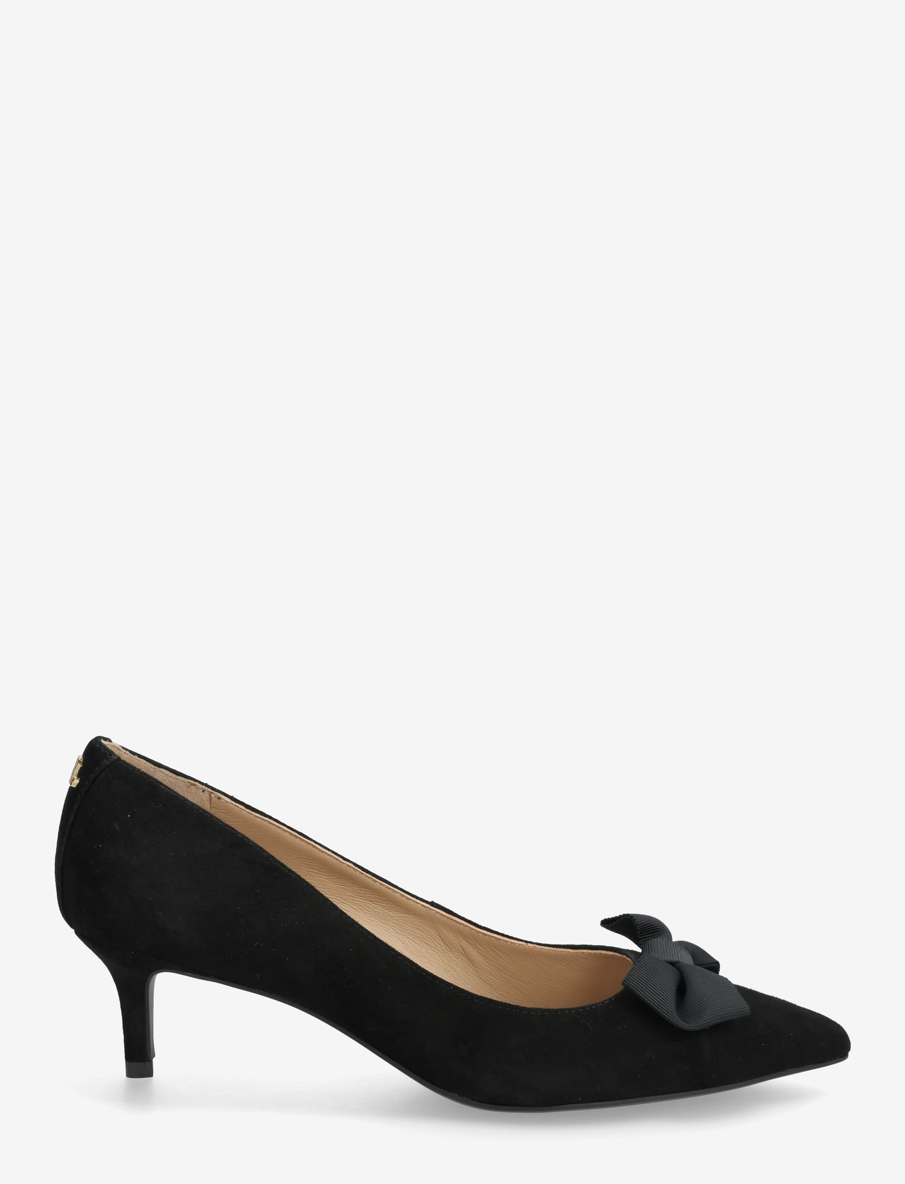 Lauren Ralph Lauren - Adrienne Bow-Trim Suede Pump - pumps - black - 1